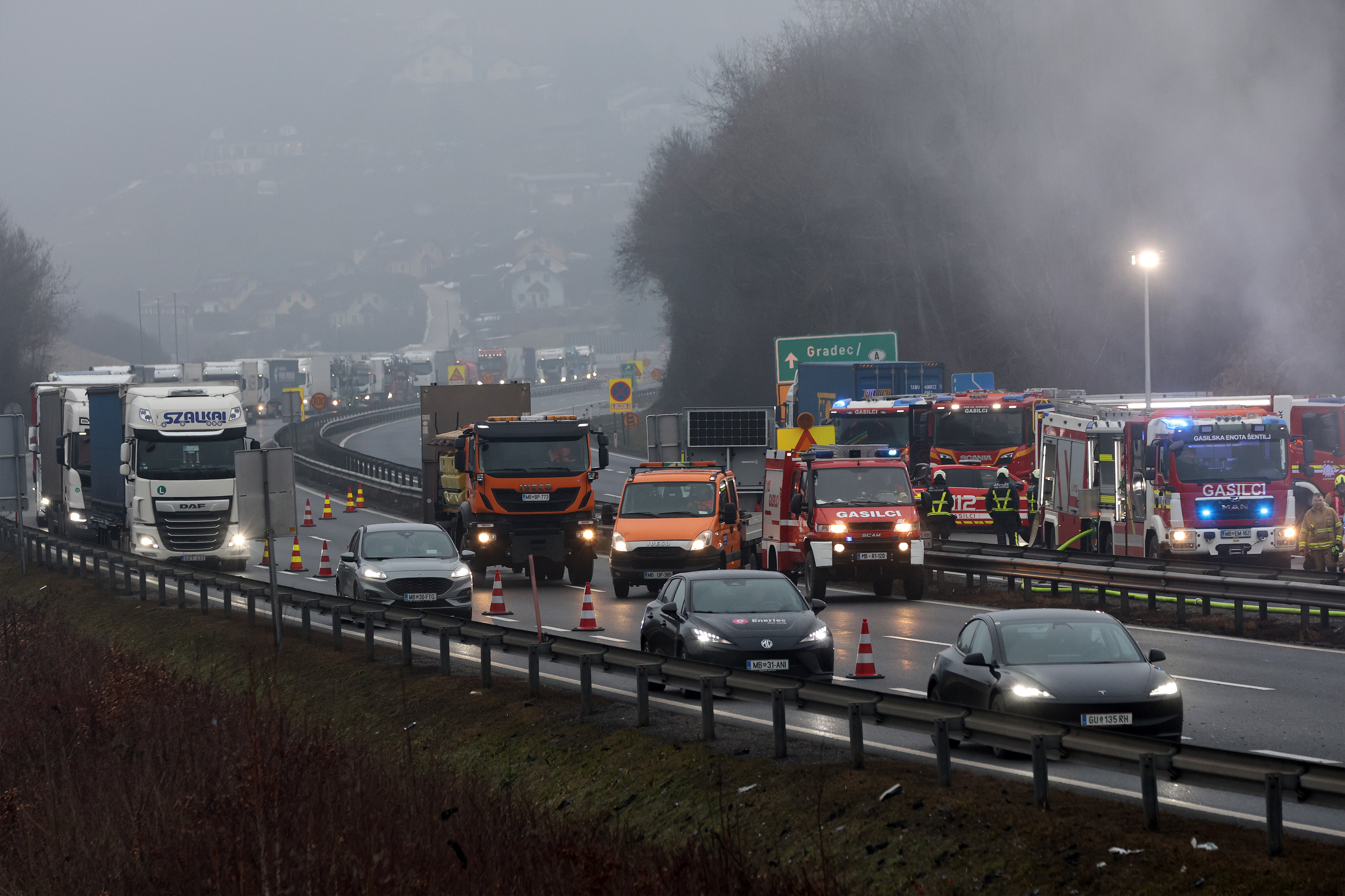 Prometna nesreča na štajerski avtocesti