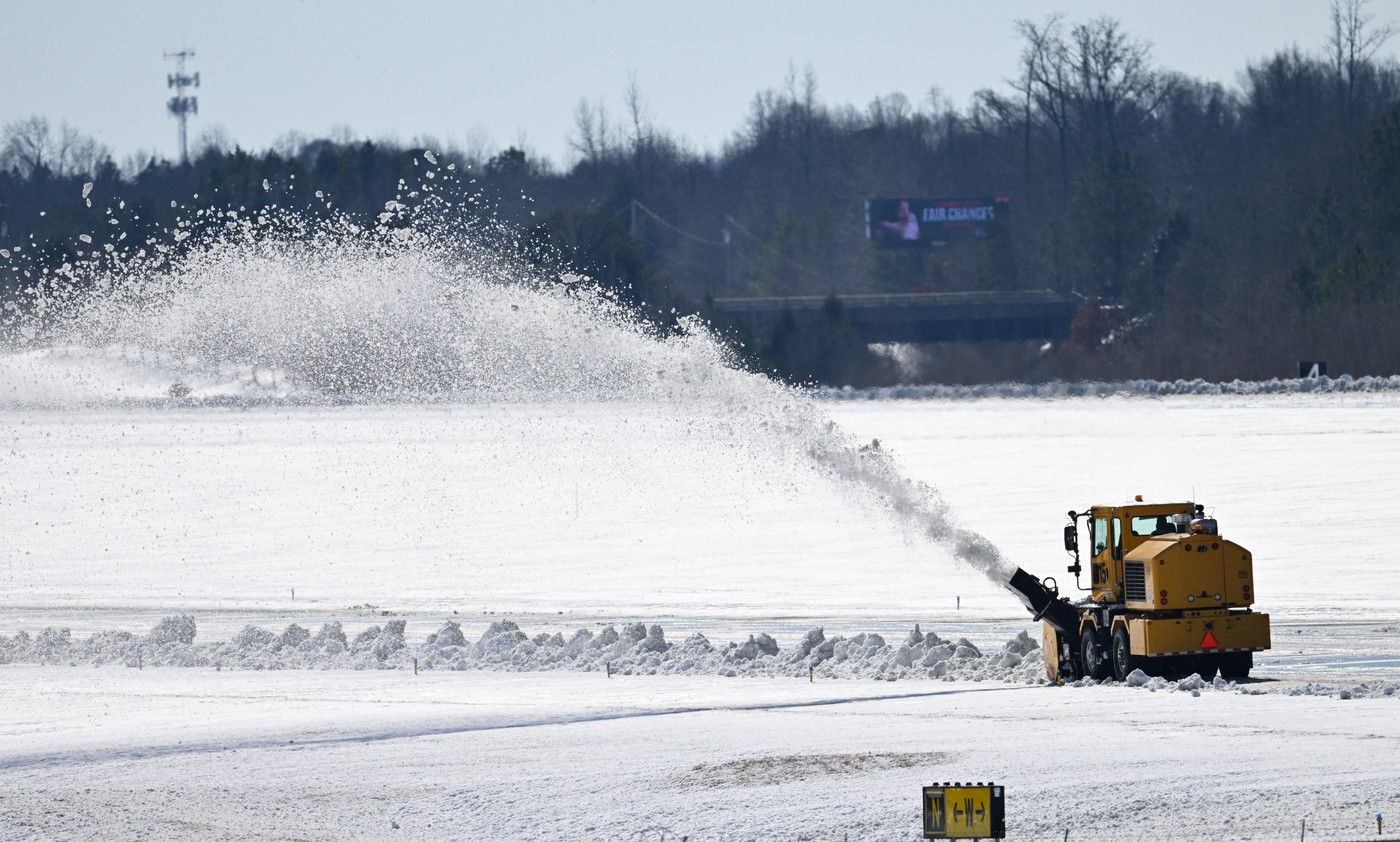 Sneg v Severni Karolini