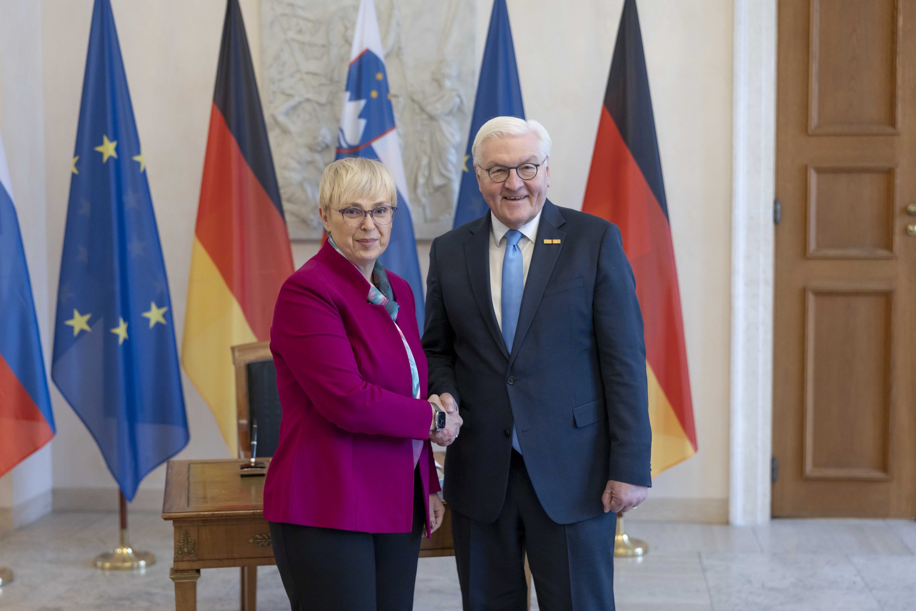 Frank-Walter Steinmeier in Nataša Pirc Musar