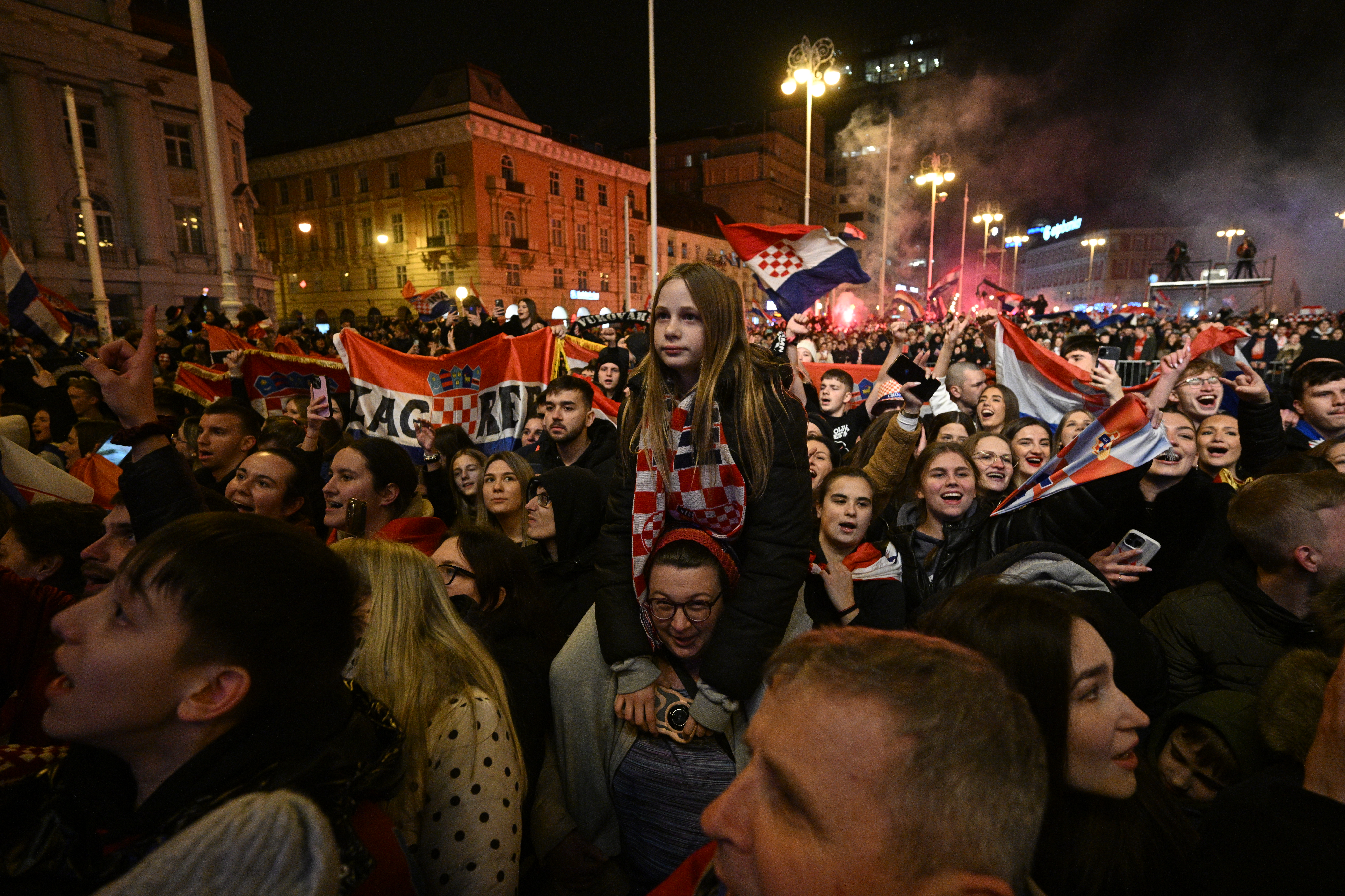 Sprejem hrvaških rokometašev v Zagrebu