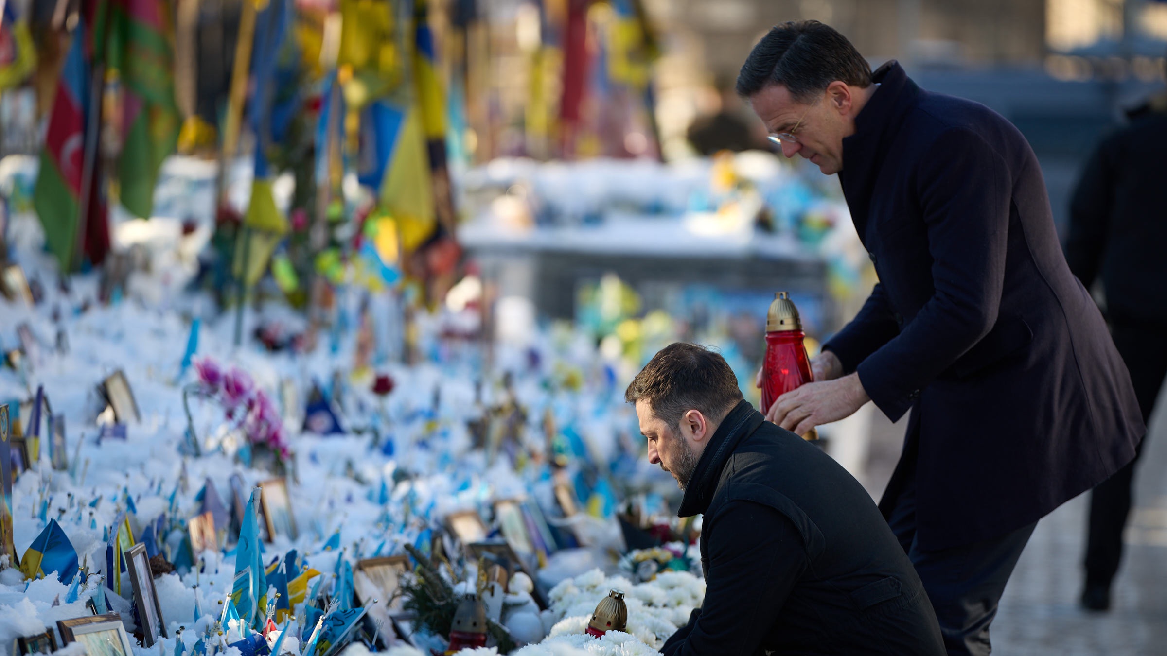 Mark Rutte prispel v Kijev