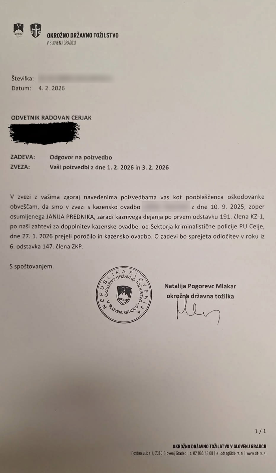 ovadba Jani Prednik prava