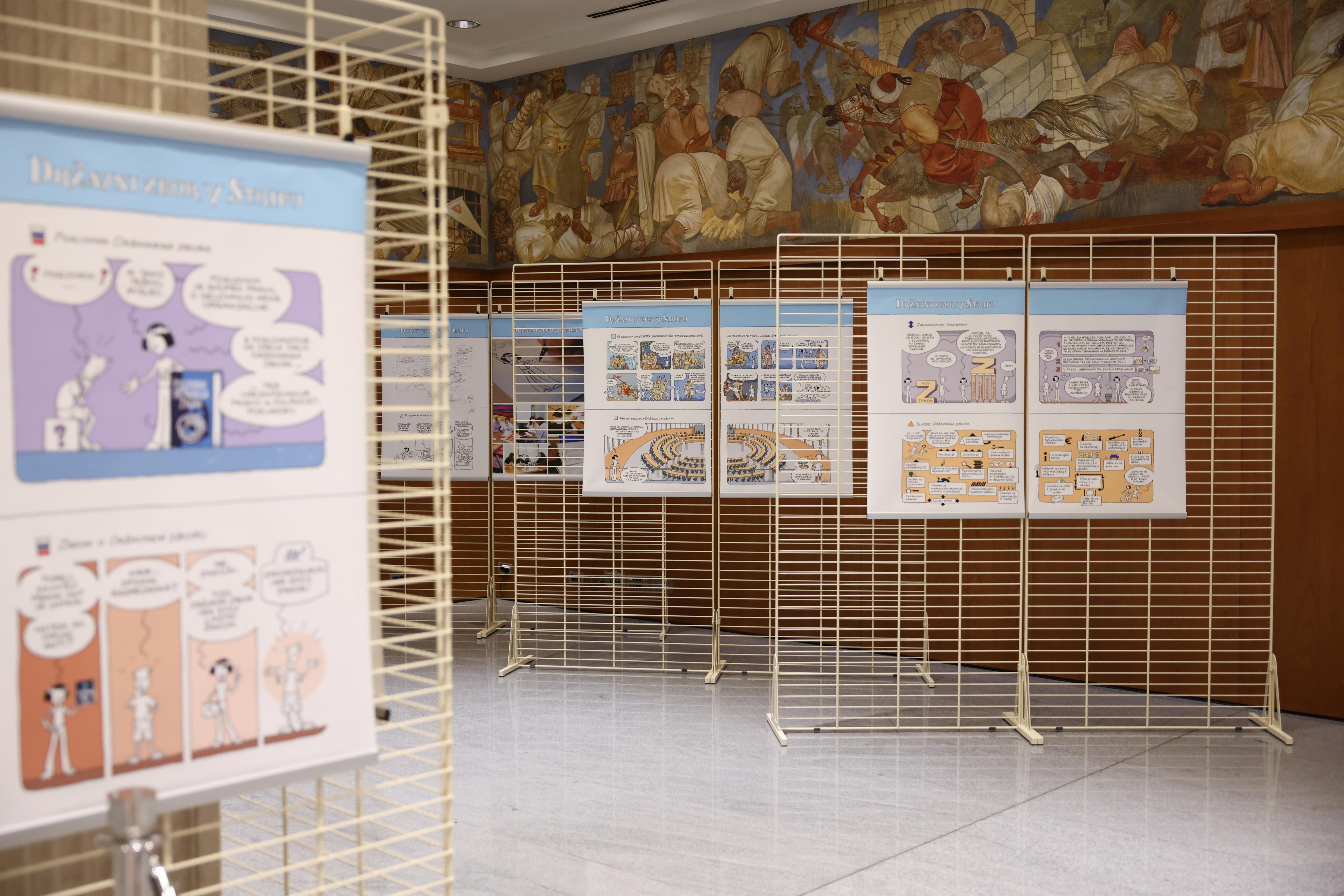 Državni zbor v stripu