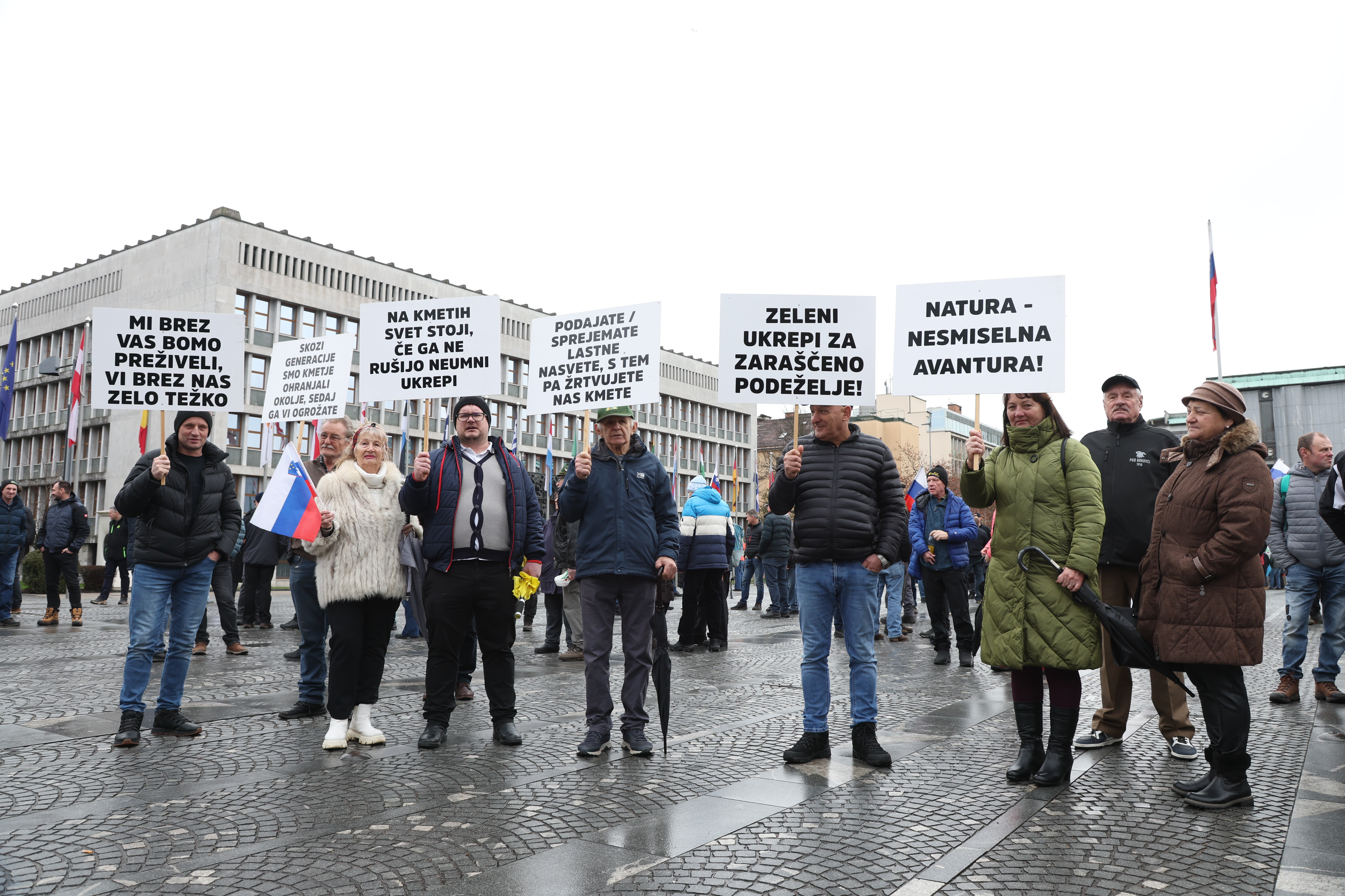 Protest Združenja slovenske kmečke iniciative