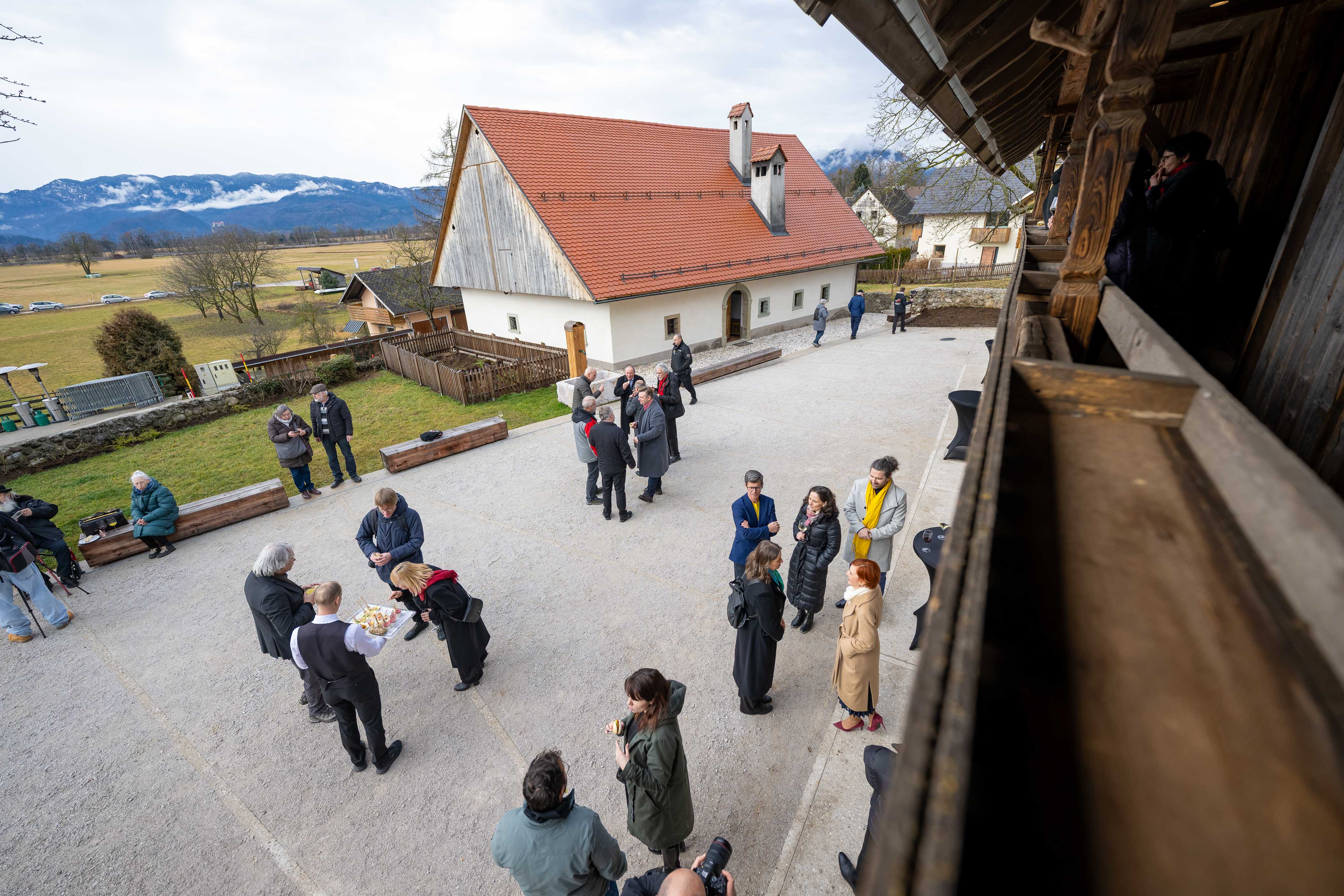 Odprtje prenovljene Prešernove rojstne hiše in gospodarskega poslopja