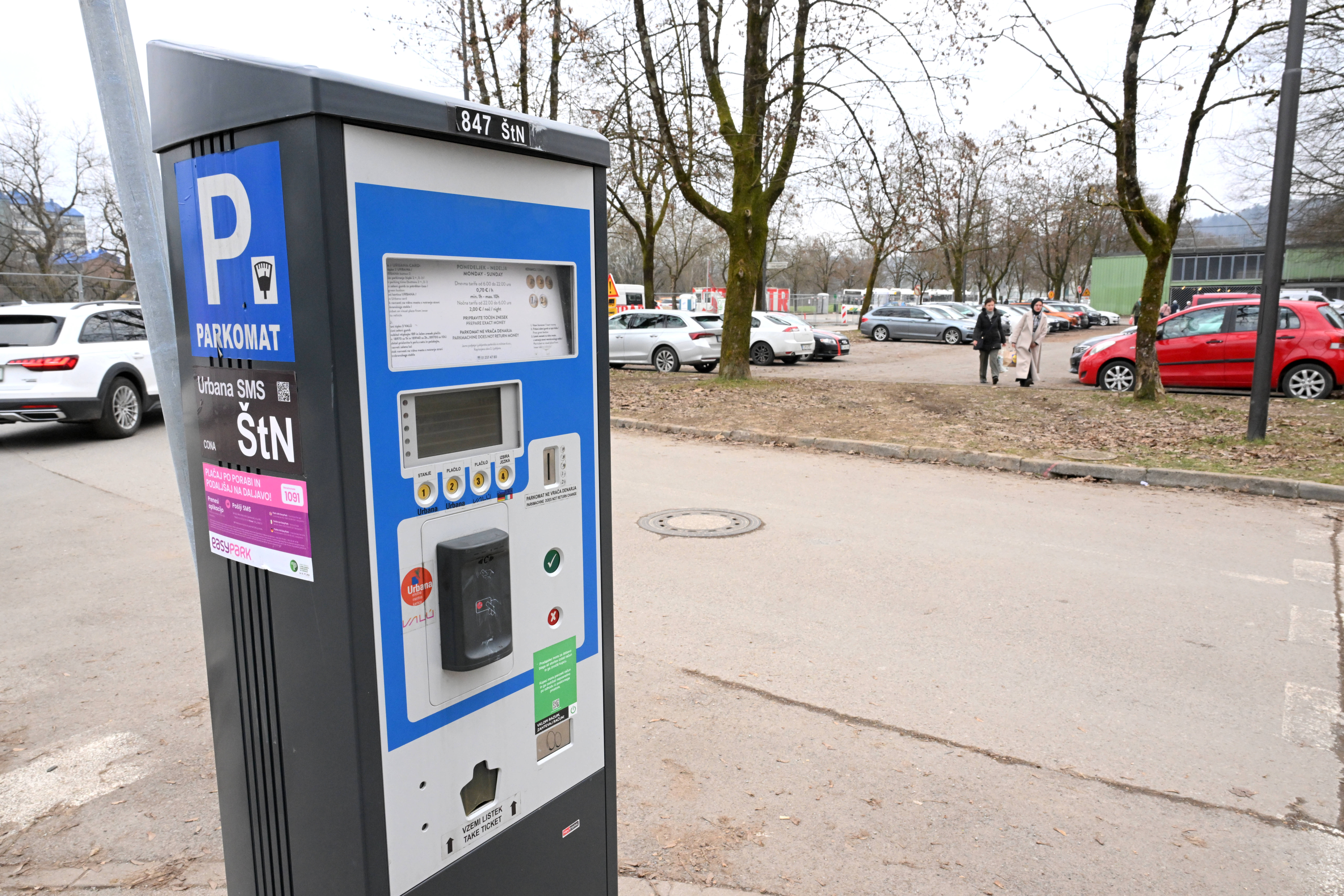 Parkomat v Štepanjskem naselju