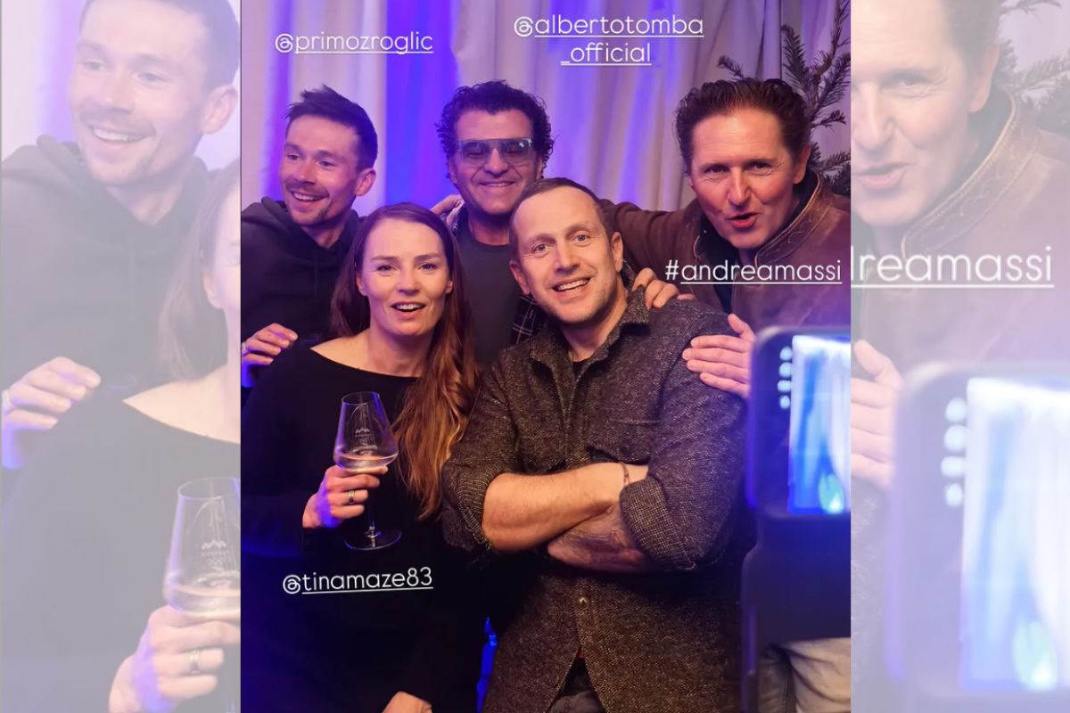 Jure Košir, Alberto Tomba, Tina Maze, Andrea Massi, Primož Roglič