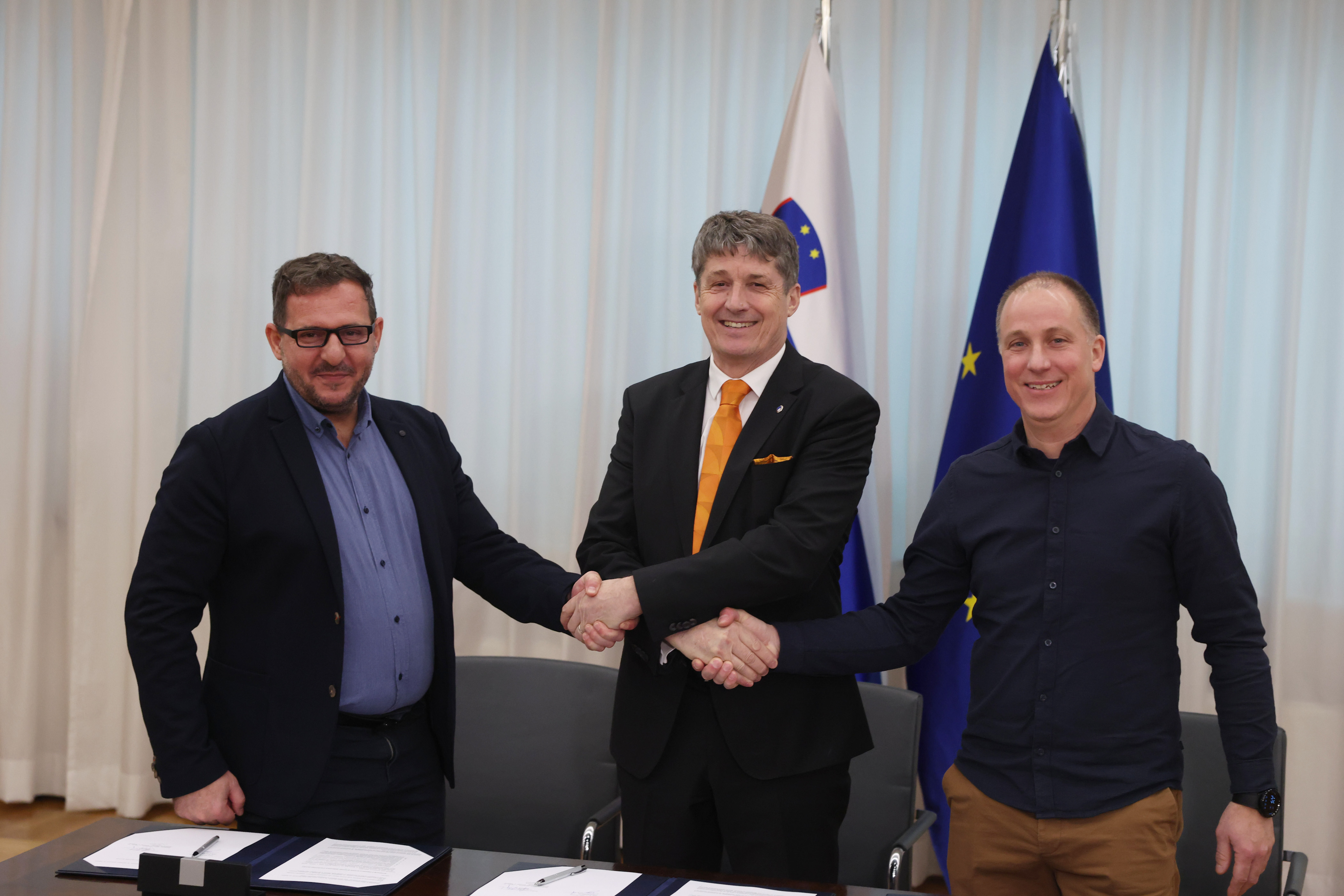 Borut Sajovic, Marjan Lah in Tilen Cestnik