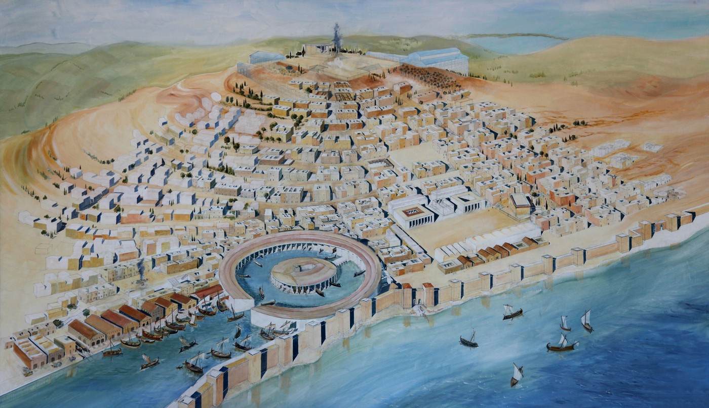 upodobitev Kartagine mesta