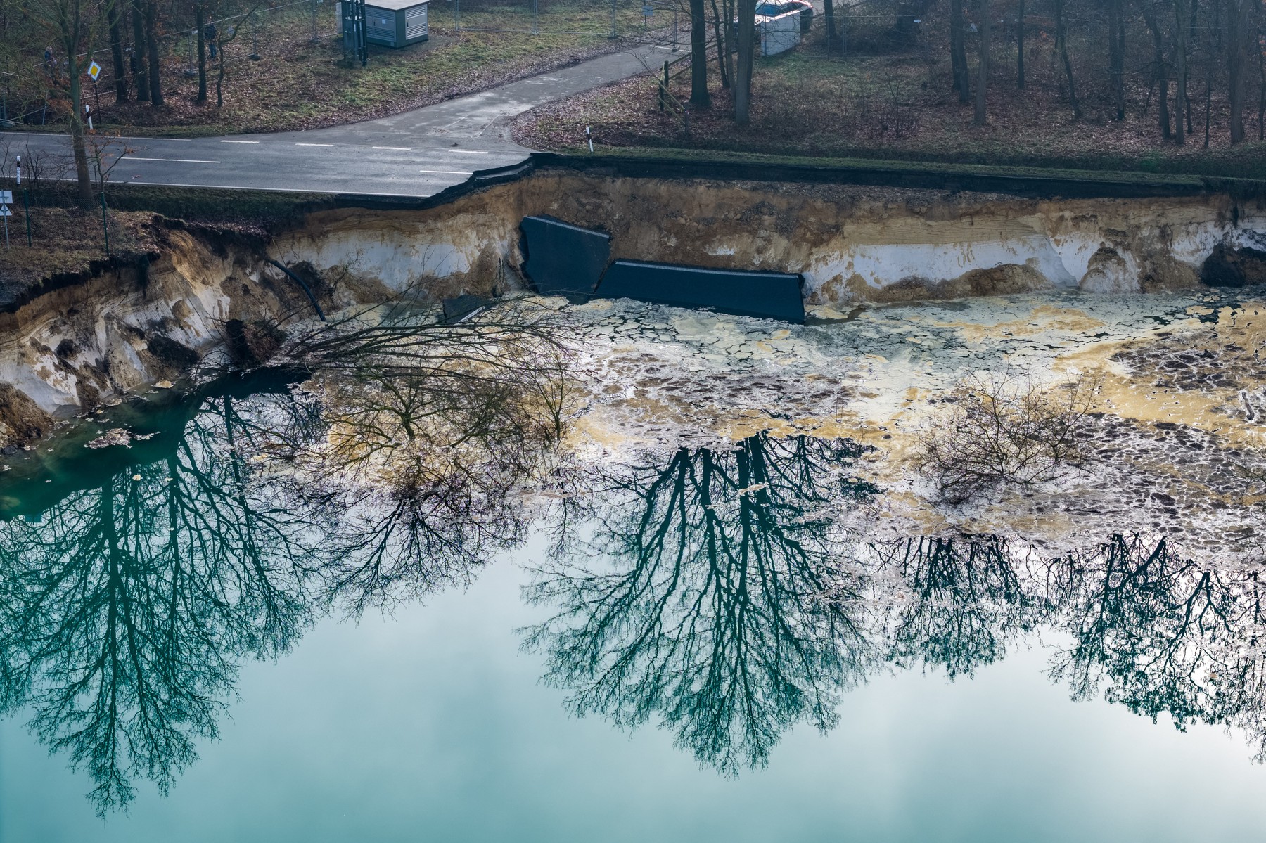 Ugrez ceste v nemškem mestu Coesfeld