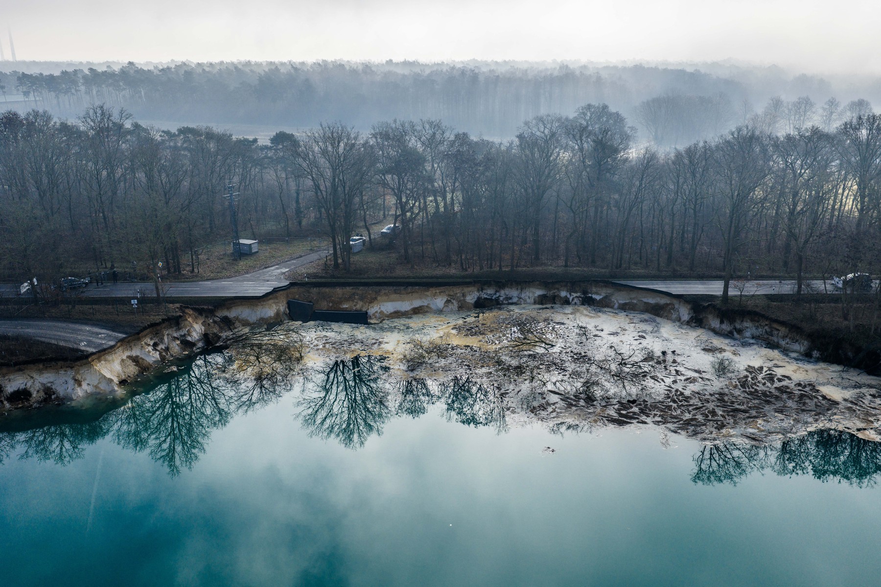 Ugrez ceste v nemškem mestu Coesfeld