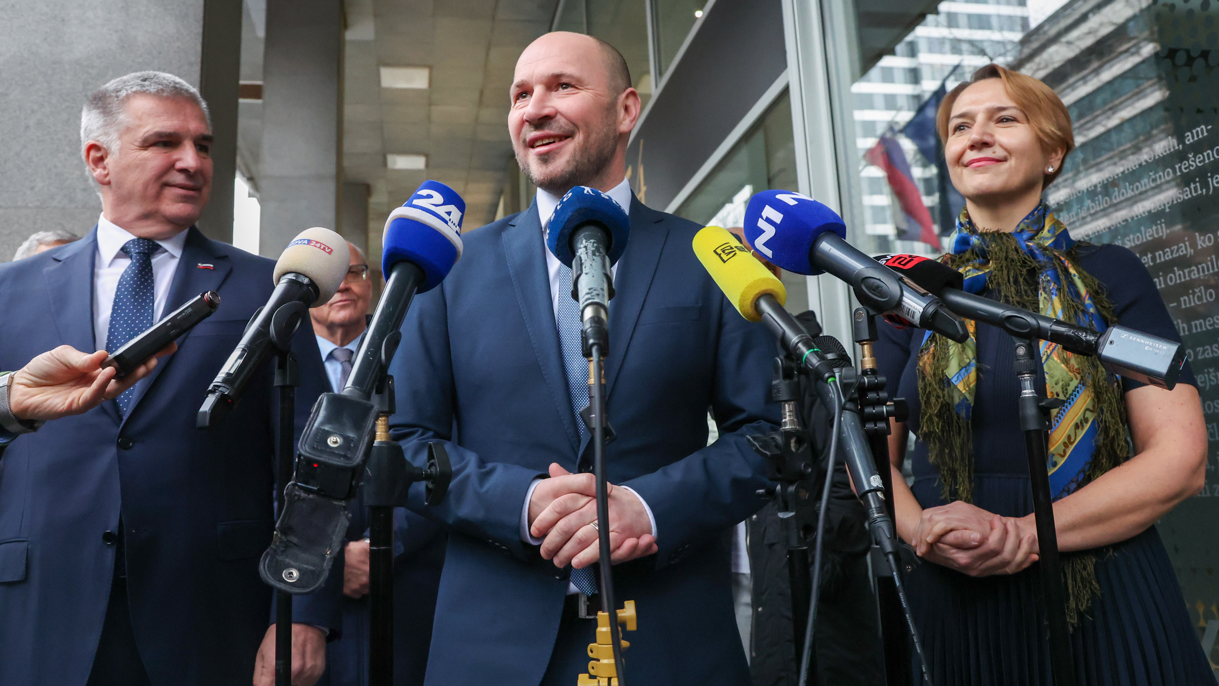 Marko Lotrič, Jernej Vrtovec in Tina Bregant