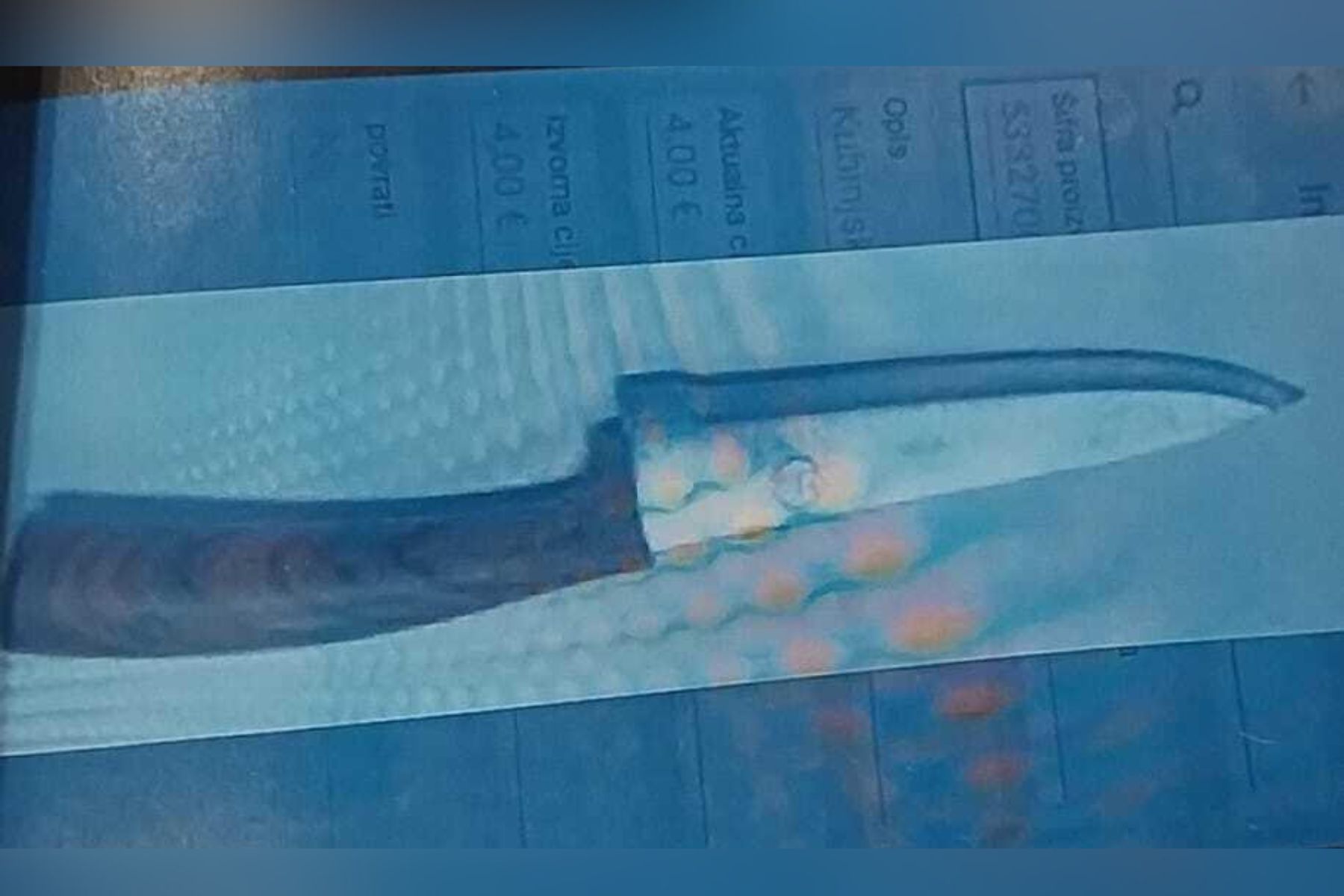 Kuhinjski nož, ki ga je kupila redovnica iz Zagreba