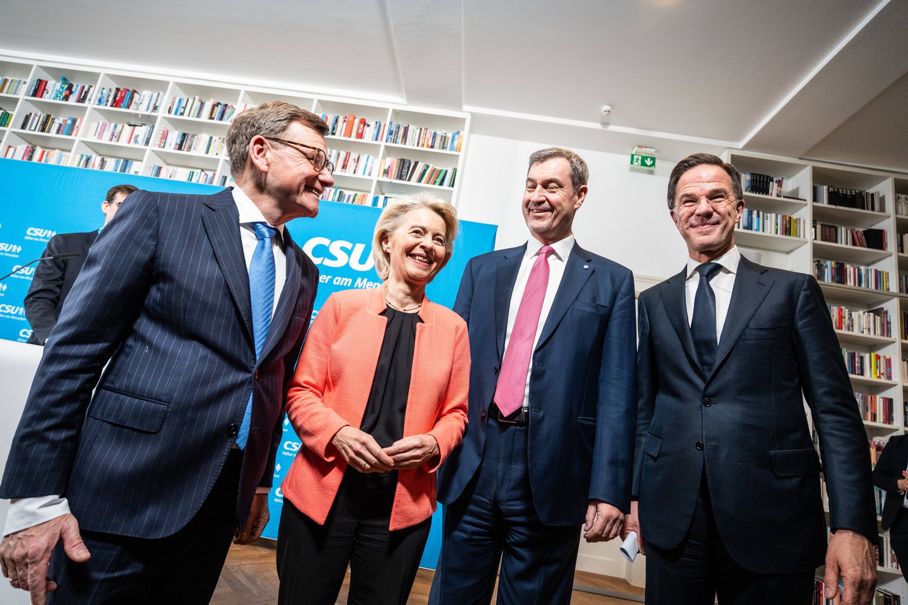 Mark Rutte, Ursula von der Leyen, Johann Wadephul, CSU