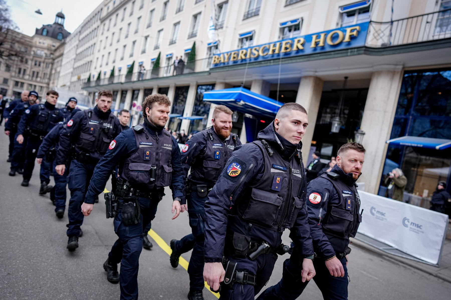Varnostna konferenca v Münchnu, policija