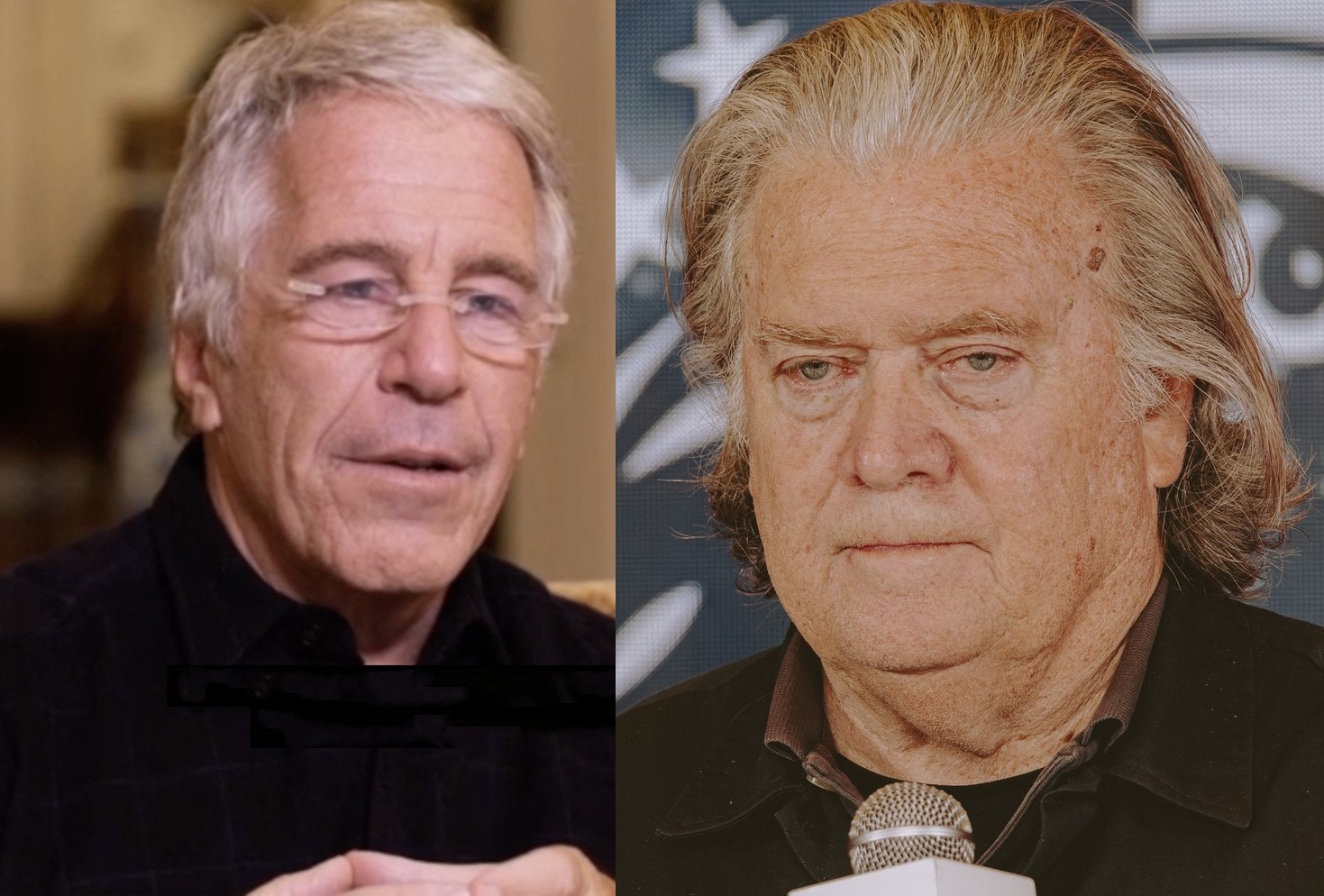 Jeffrey Epstein in Steve Bannon