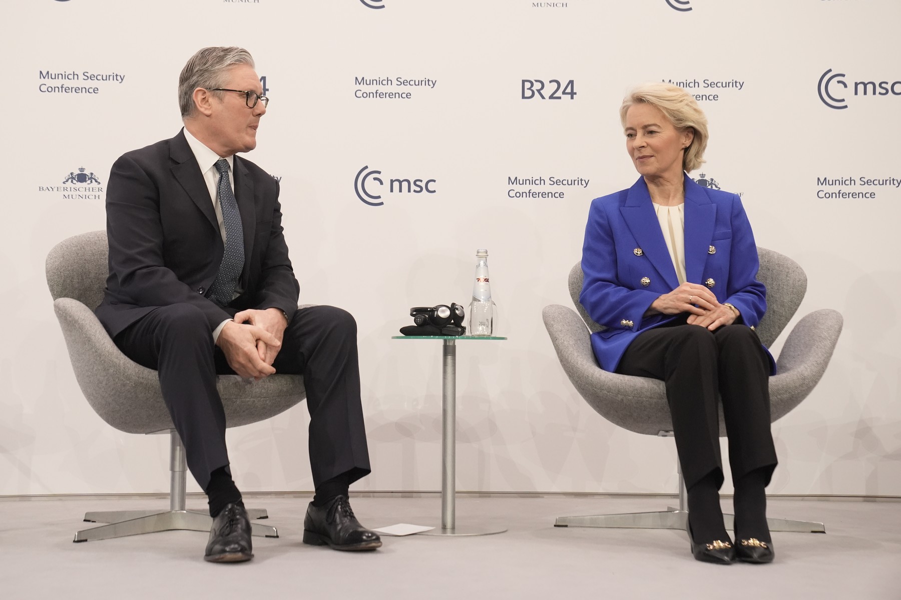 Ursula von der Leyen in Keir Starmer