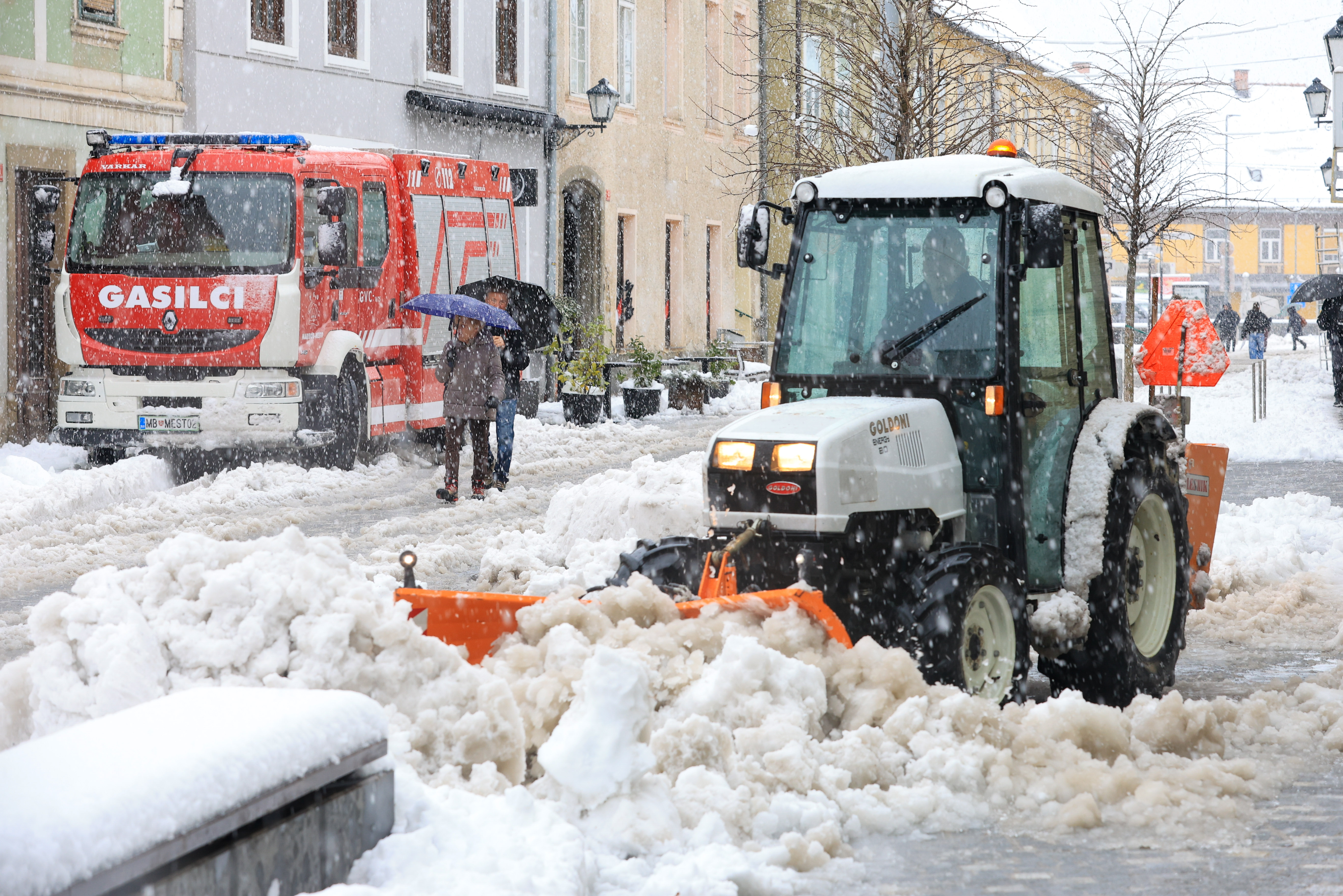 Snežne razmere v Mariboru