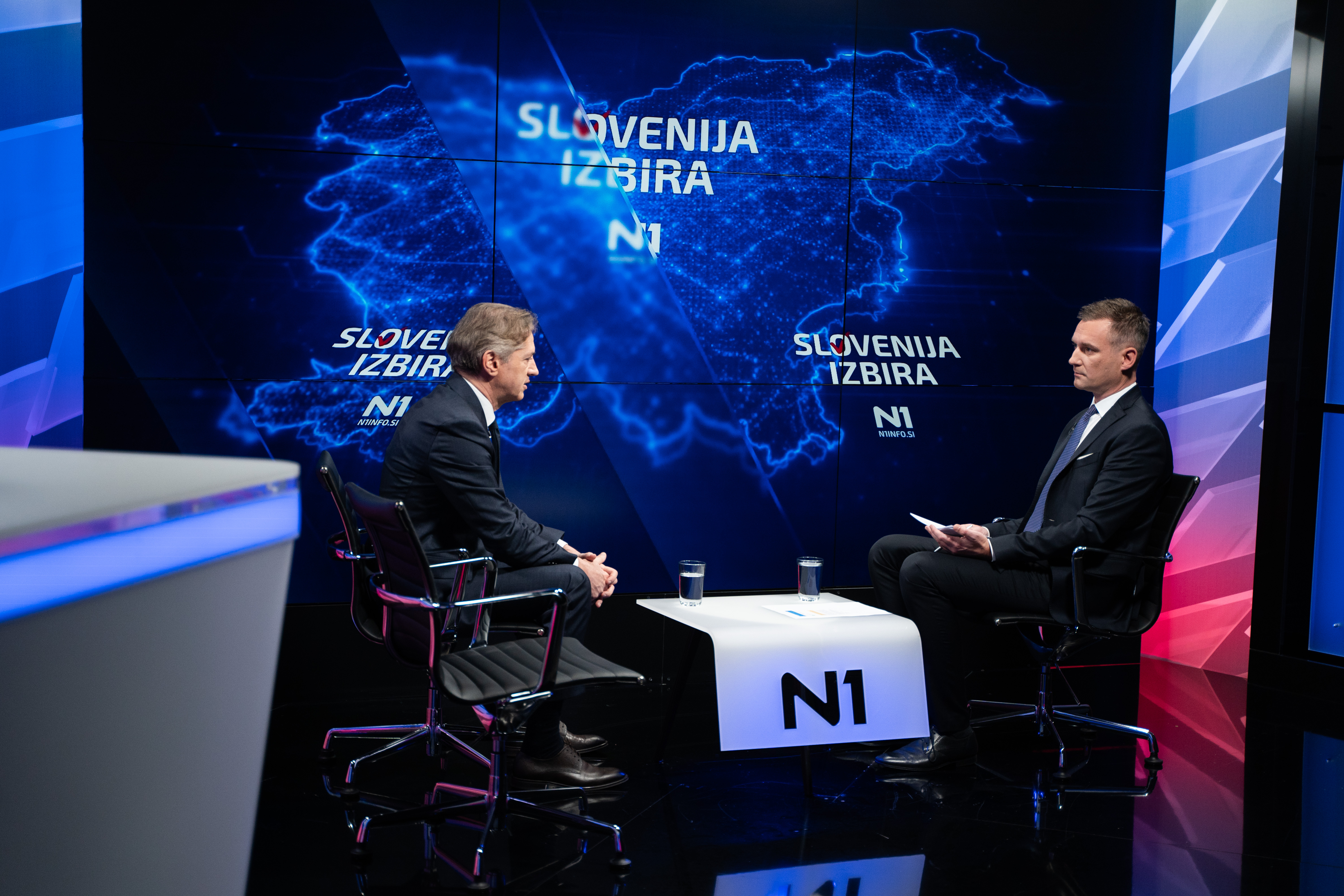 Robert Golob, Miha Orešnik, soočenje 2026, volitve