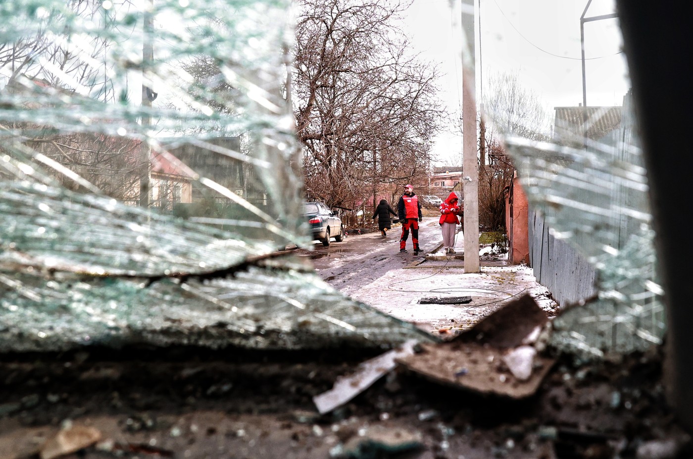 Posledice ruskega napada v mestu Odesa