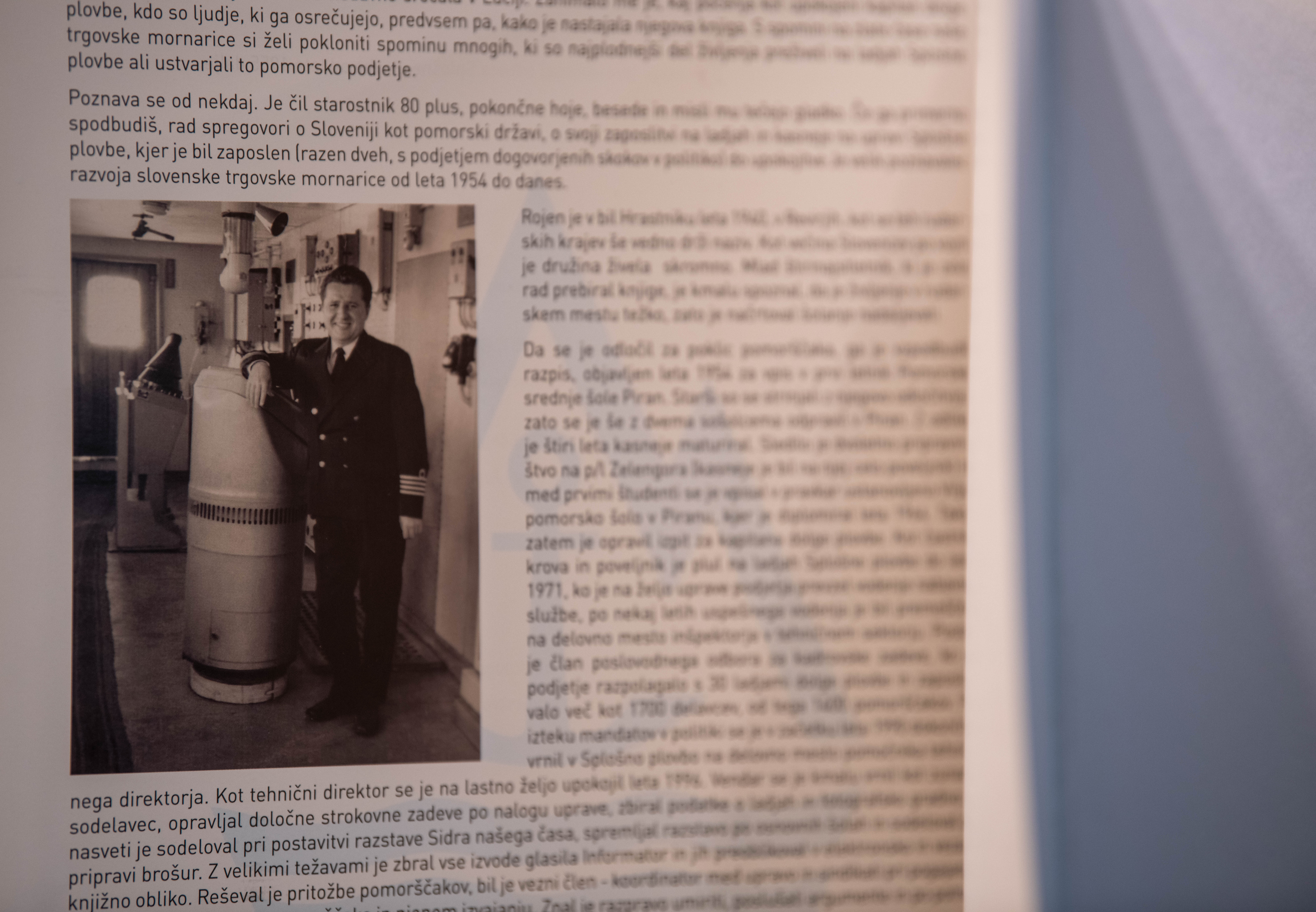 Jože Utenkar na ladji