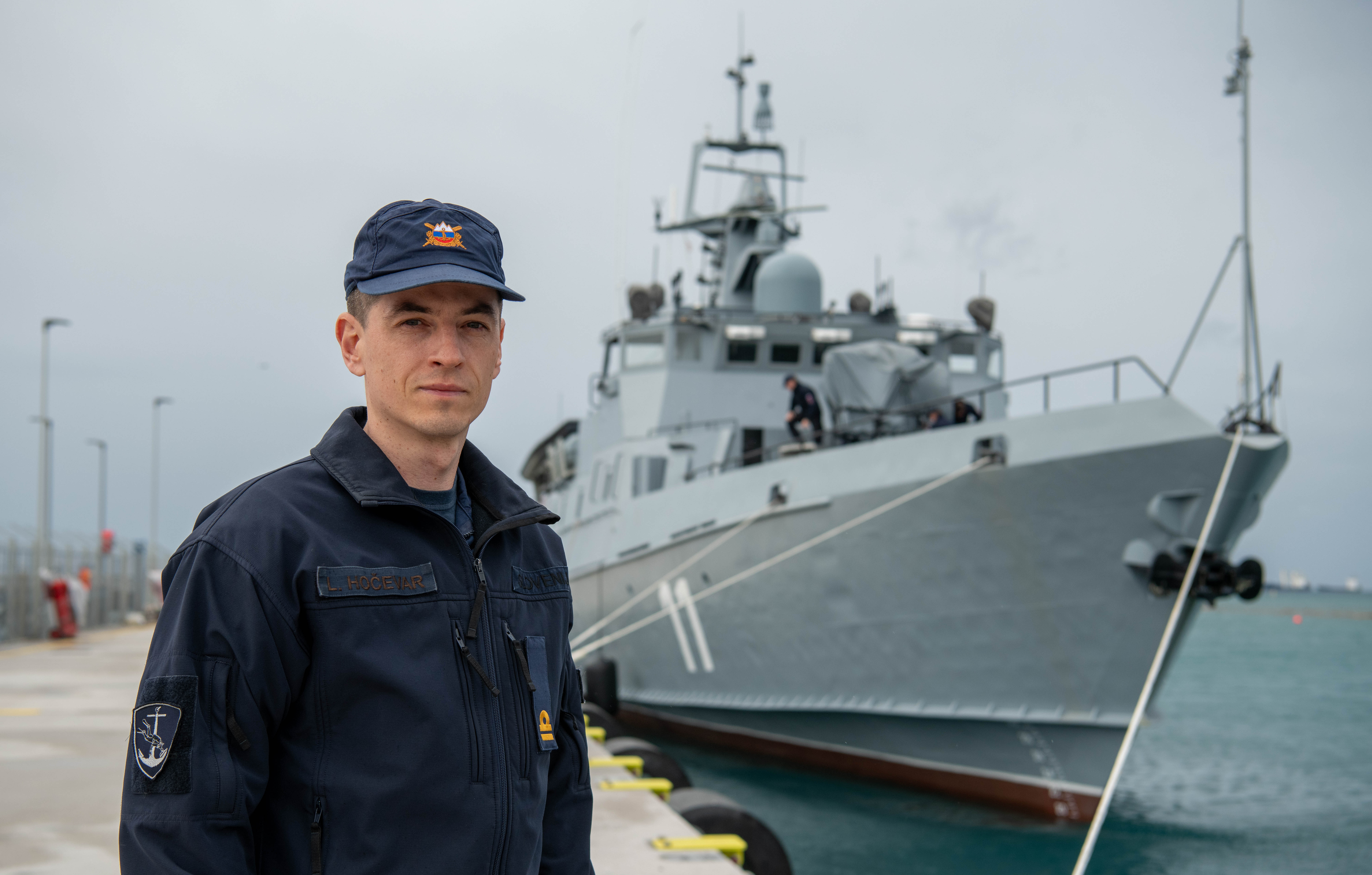 Poveljnik ladje Triglav Luka Hočevar