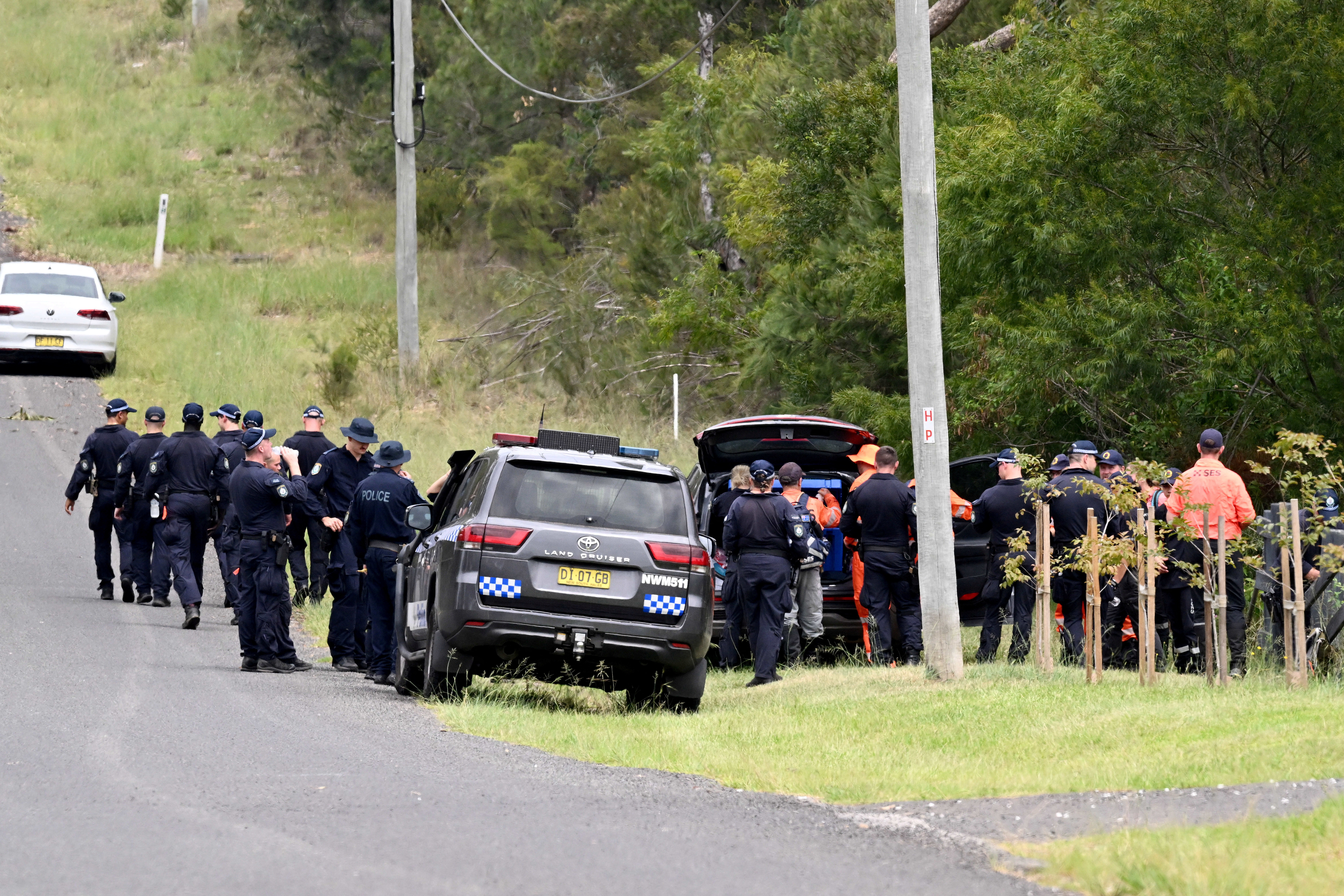 Policijska akcija v primeru ugrabitve Chrisa Baghsariana
