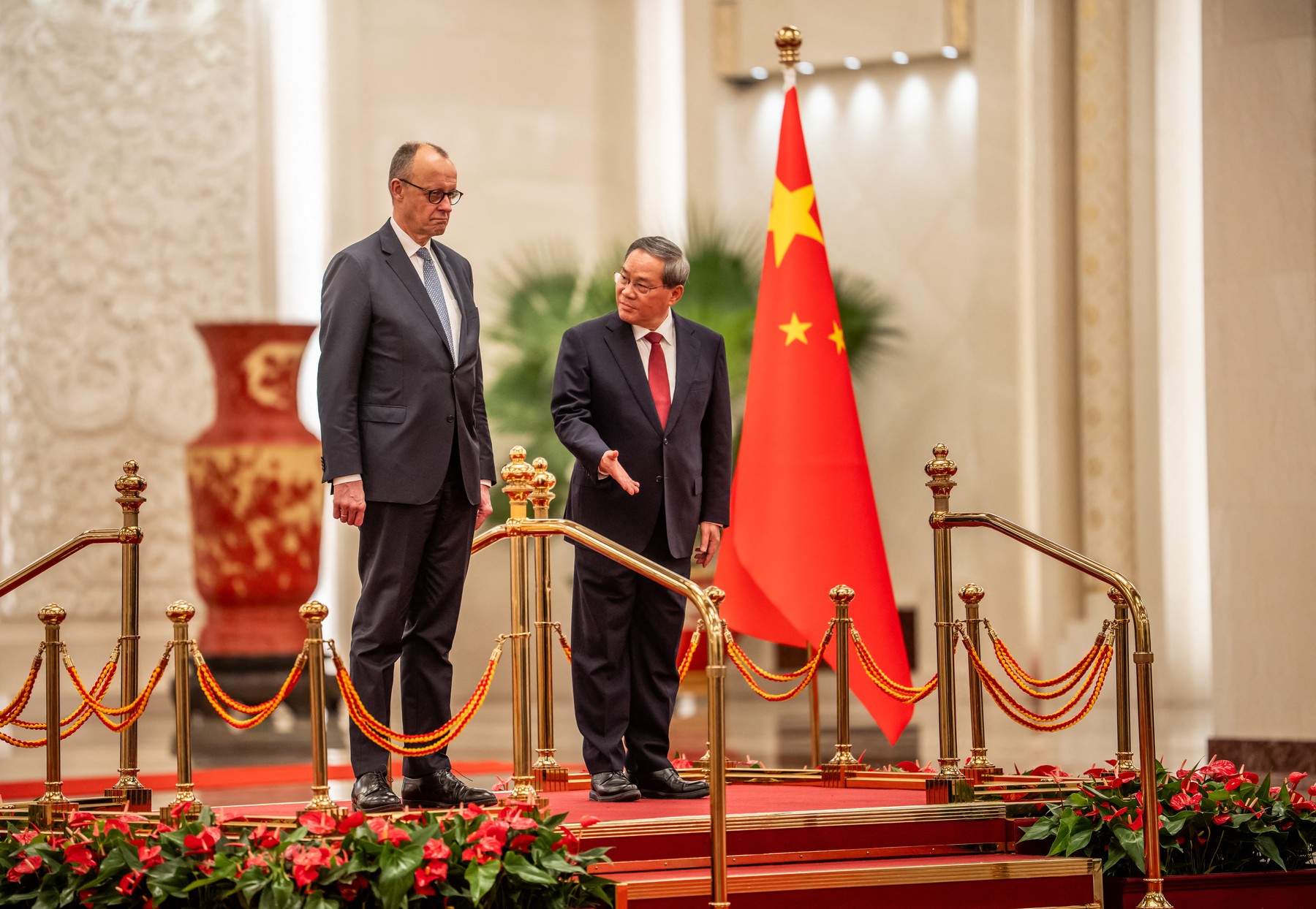 Friedrich Merz in Li Čjang