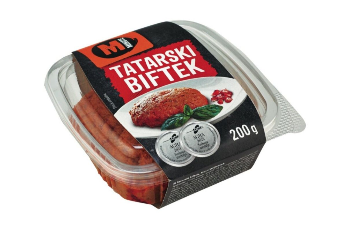 Tatarski biftek Mercator Minute