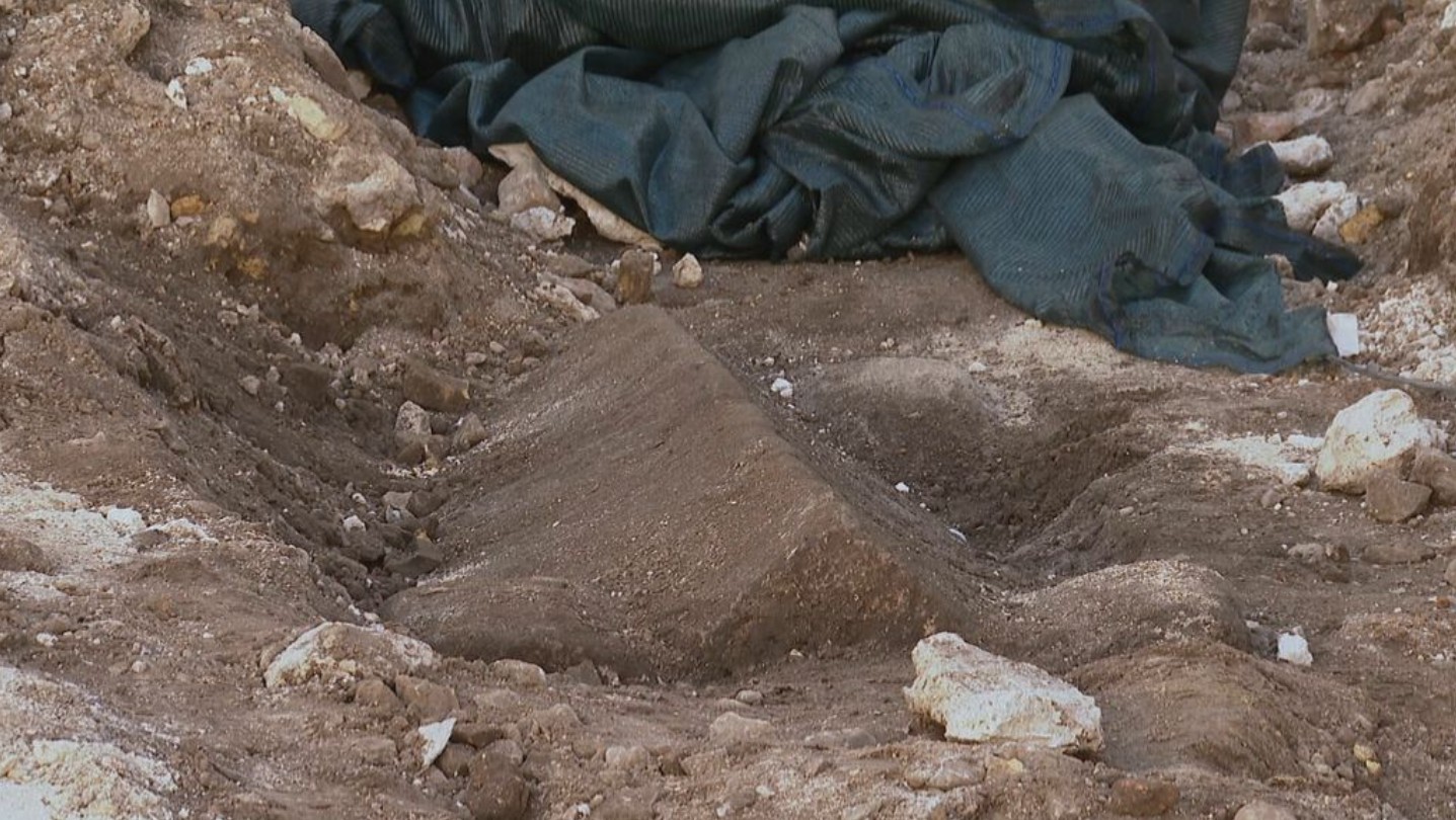 Odkritje kamnitega sarkofaga v Dubrovniku