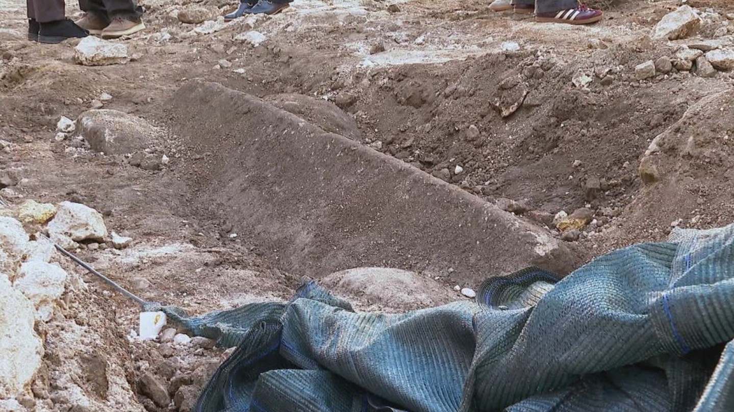 Odkritje kamnitega sarkofaga v Dubrovniku