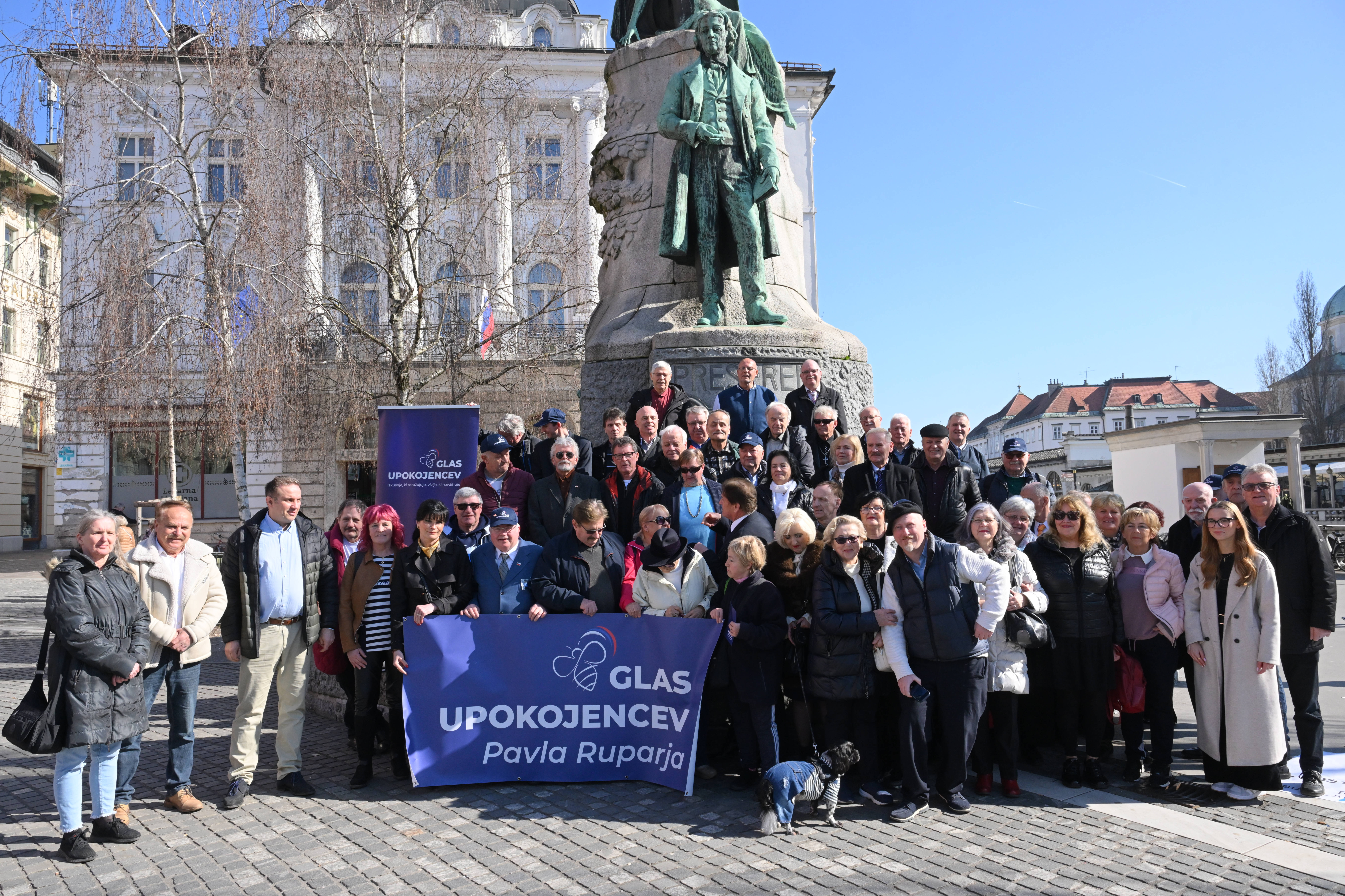 Stranka Glas upokojencev predstavila kandidatno listo