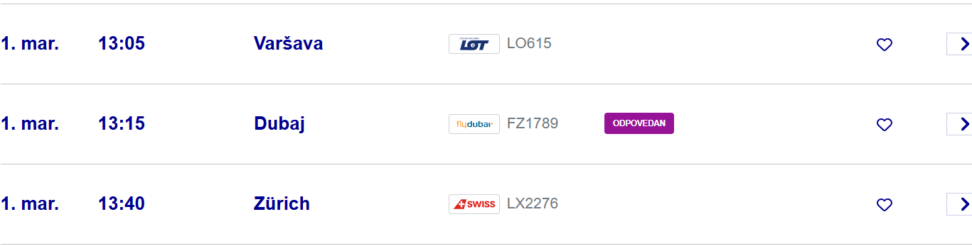 Odpovedan let iz Dubaja v Ljubljano