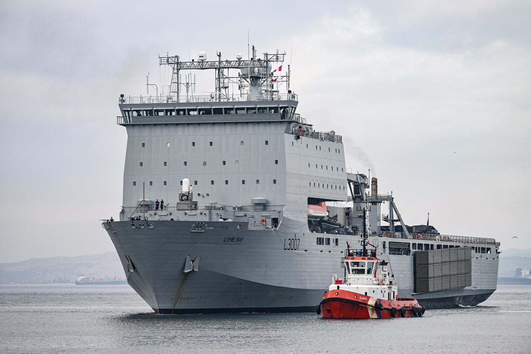 Britanska vojaška ladja RFA Lyme Bay