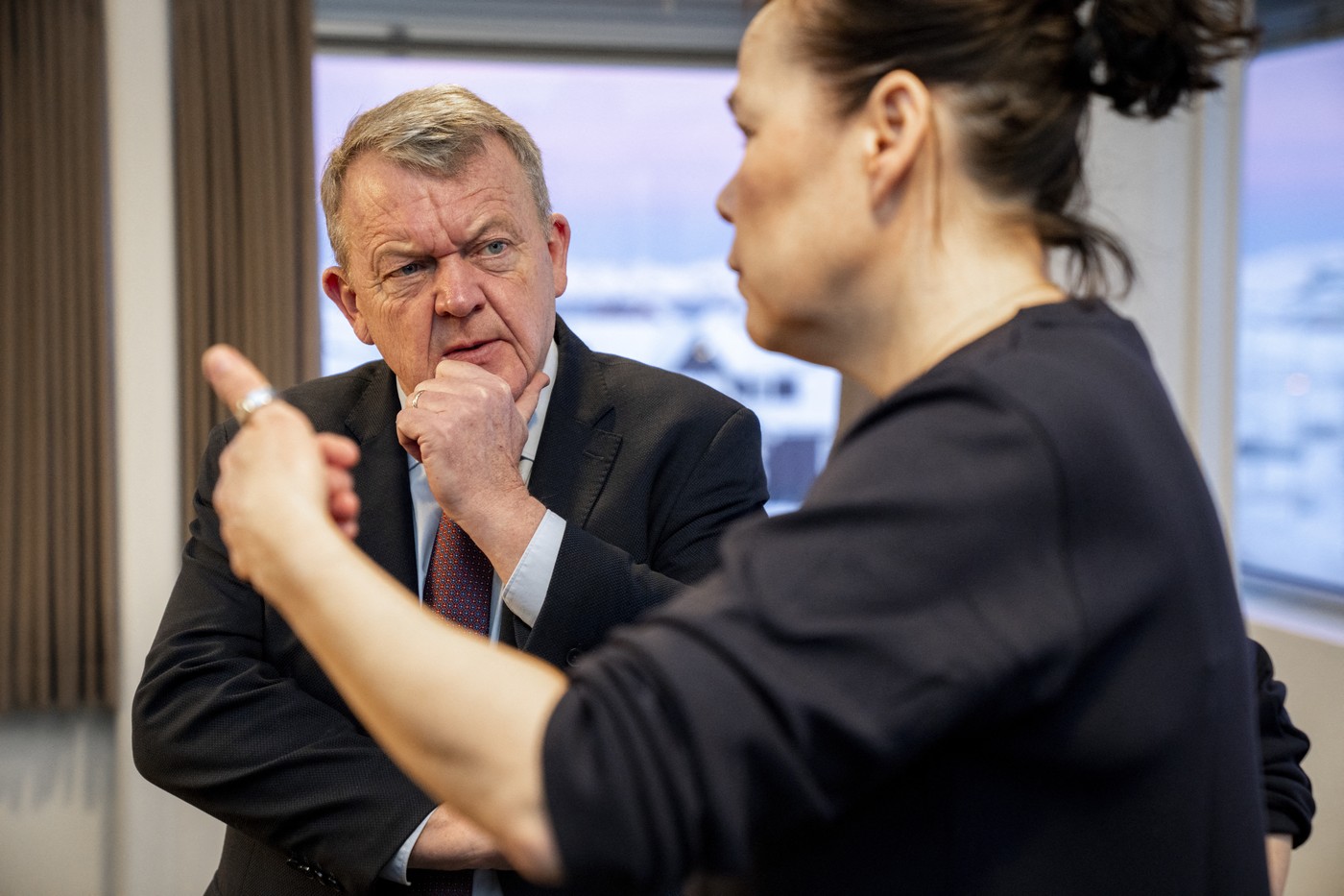 Lars Lokke Rasmussen in Vivian Motzfeldt