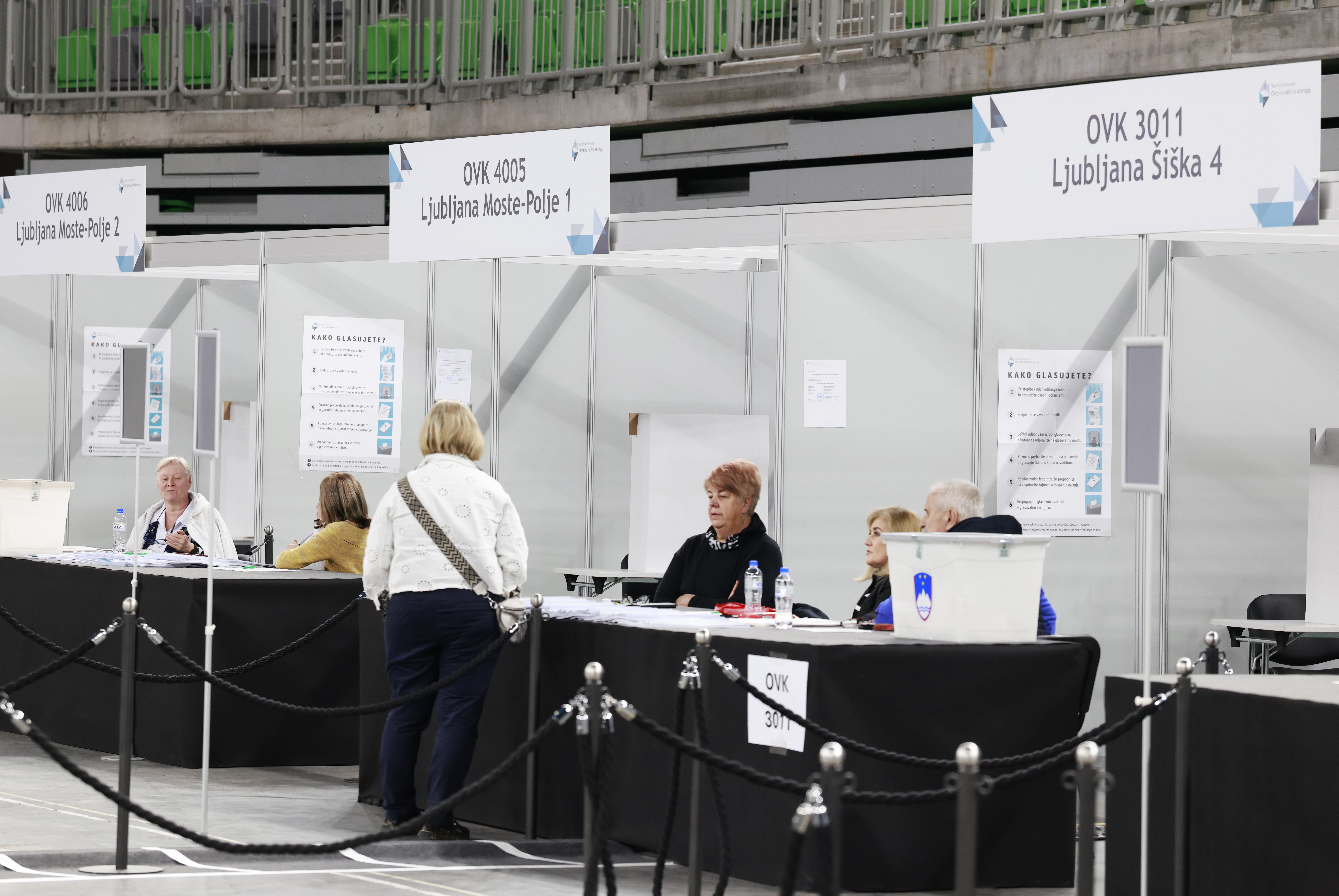 Predčasno glasovanje za volivce z območja Uprave enote Ljubljana