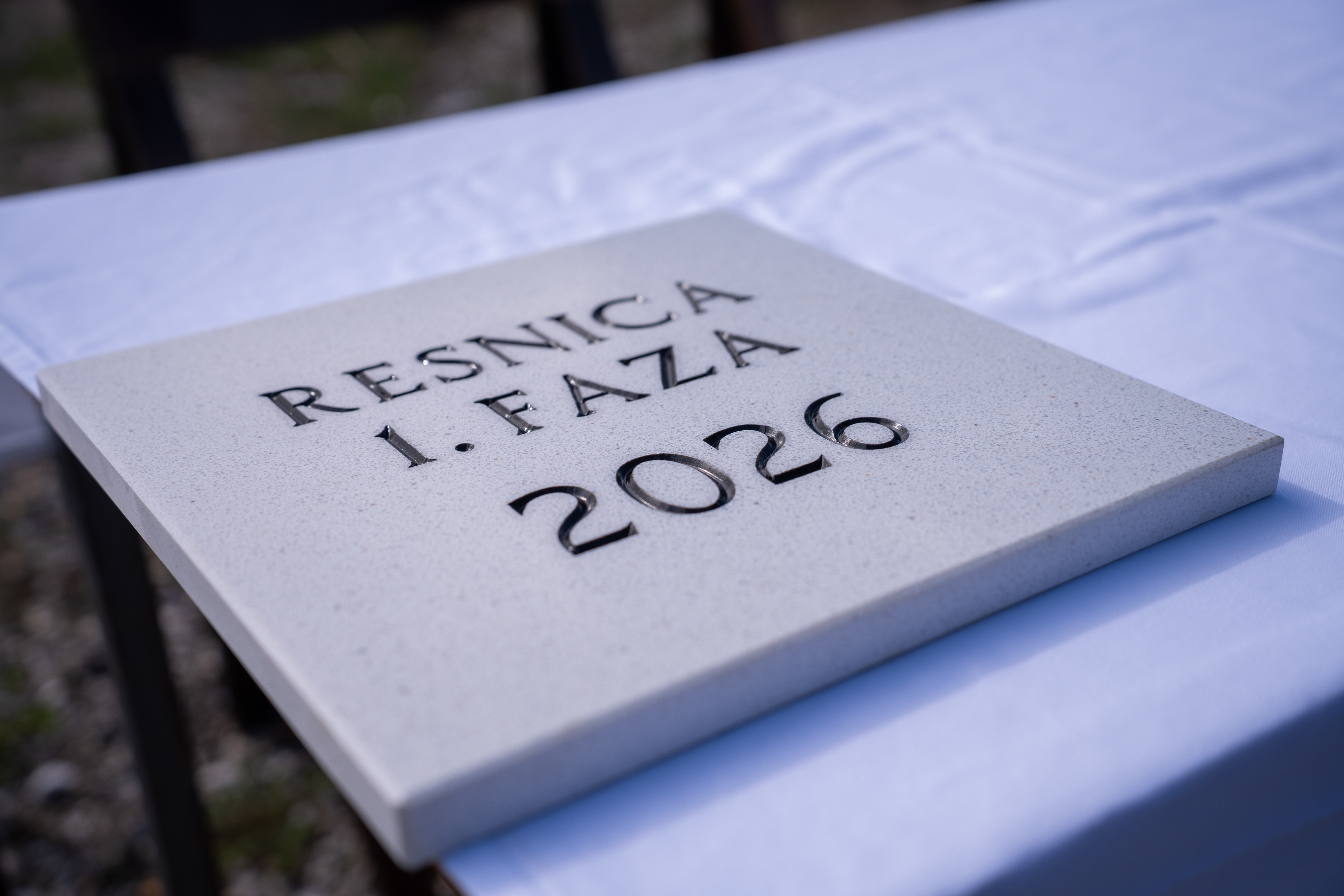 Hrastnik, Ulica prvoborcev.Polaganje temeljnega kamna za projekt Resnice in tiskovna konferenca ministrstva za solidarno prihodnost.