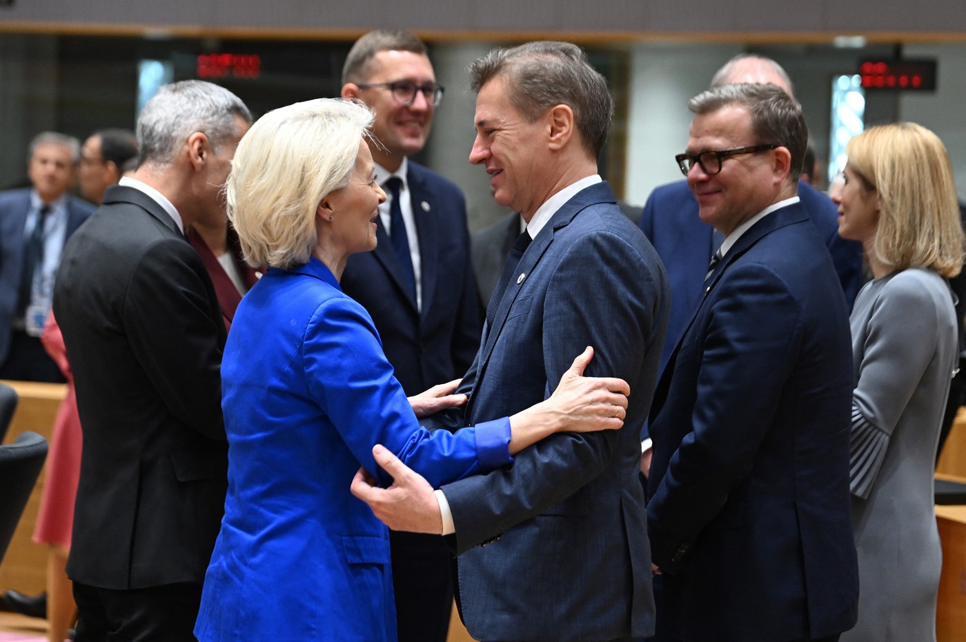 Robert Golob in Ursula von der Leyen