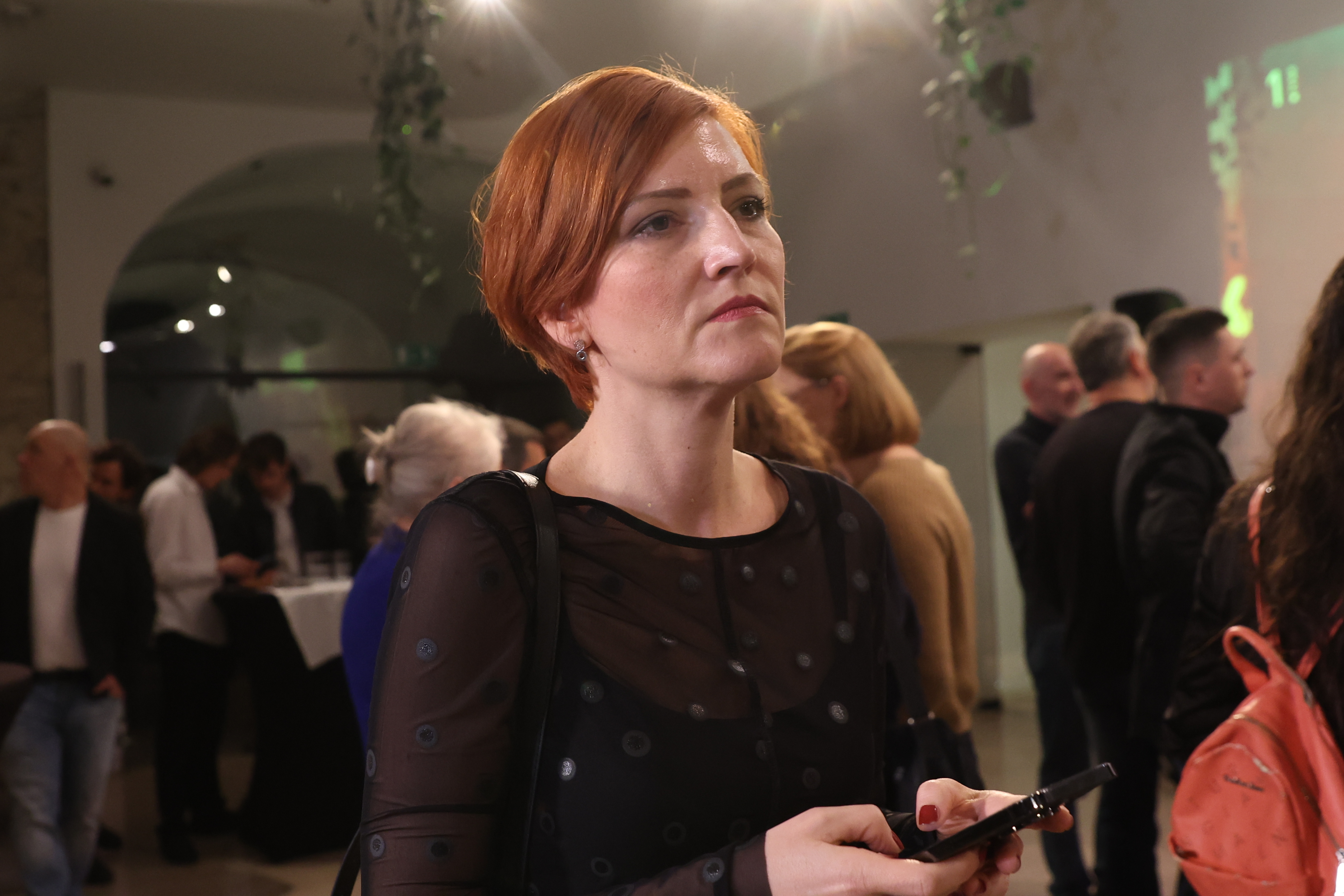 Slovenija, Ljubljana, 22.03.2026, 22. marec 2026Člani stranke Levica in Vesna čakajo na rezultate državnozborskih volitev. volilna skrinjica, listek, politikaFoto:Marko Vavotič/F.A.bobo