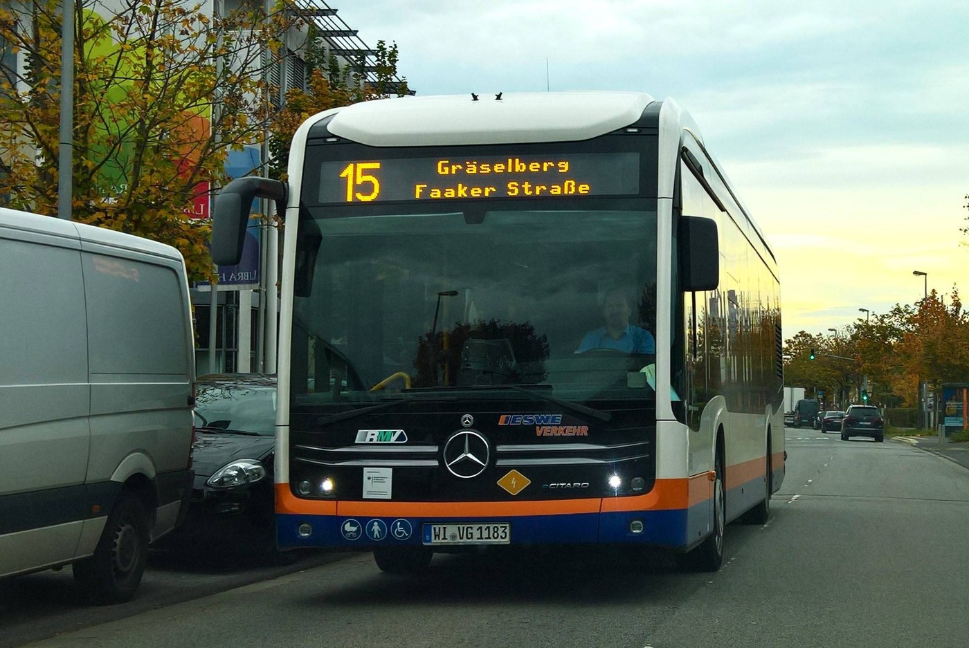 mestni avtobus v Wiesbadnu, Nemčija