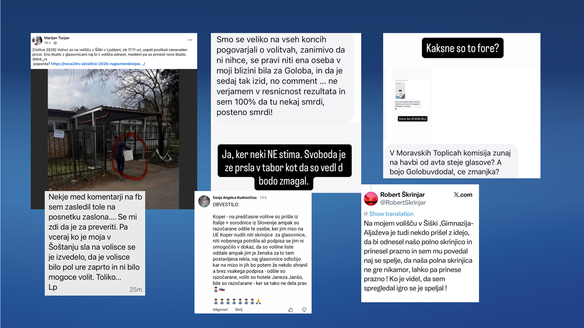 Volitve 2026, prosojnica SDS