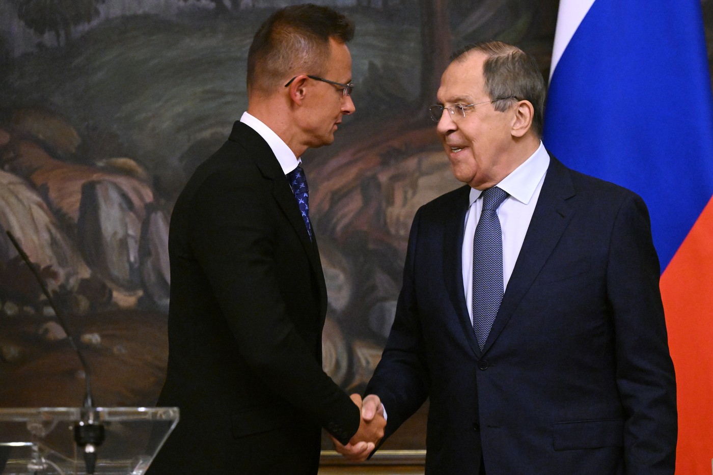 Peter Szijjarto in Sergej Lavrov