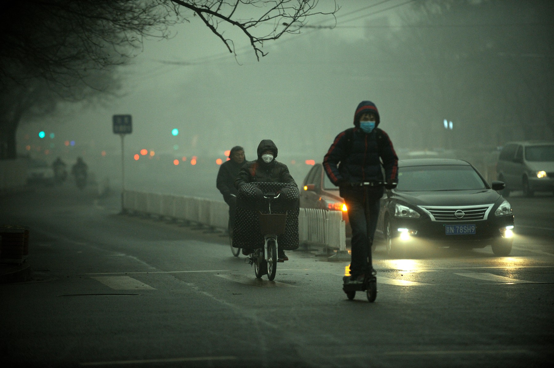 Onesnažen zrak v Pekingu