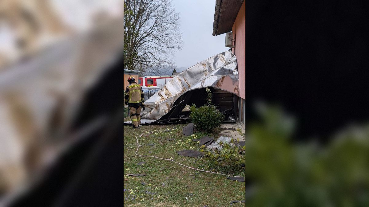 Posledice silovitega vetra v Radovljici in okolici