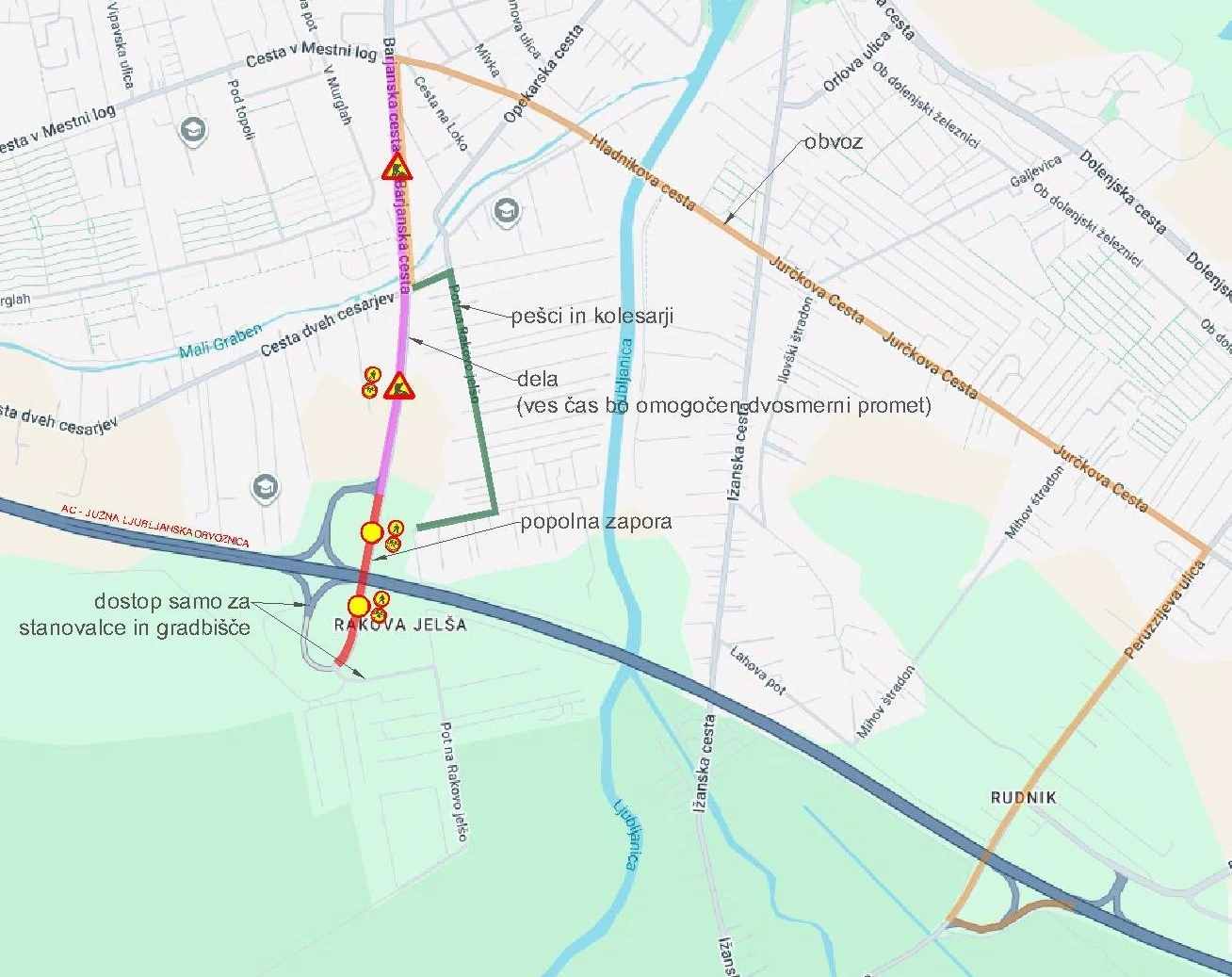 Prenova Barjanske ceste