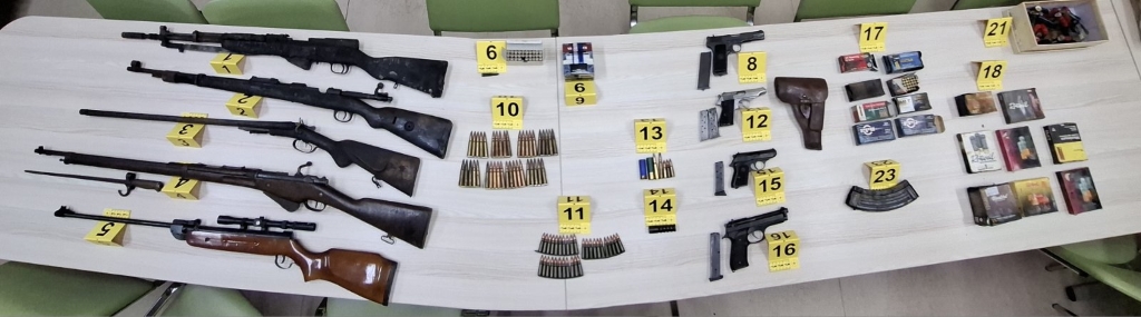 Zaseg orožja na območju Vojnika