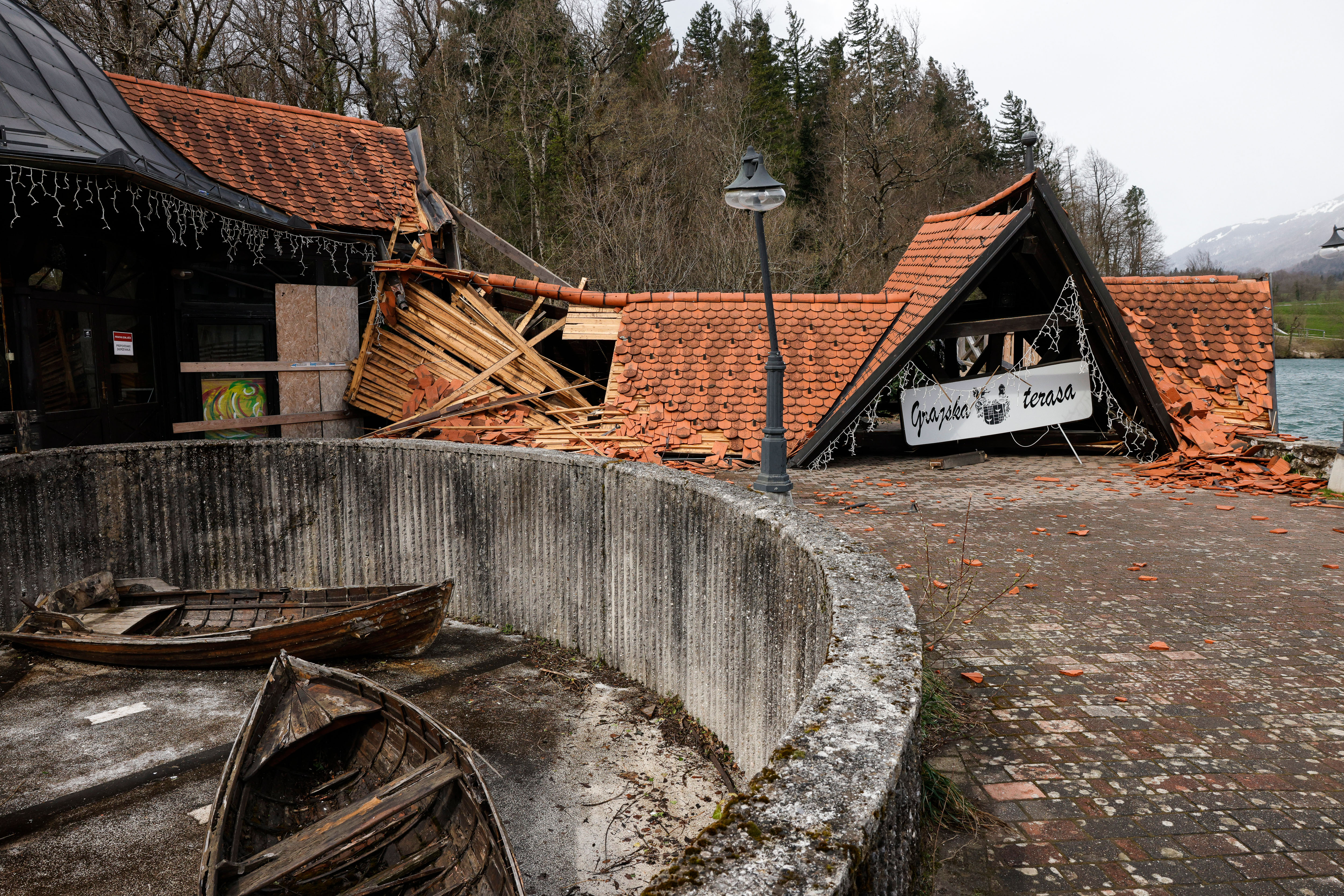 Posledice vetroloma v Preddvoru 27. 3. 2026