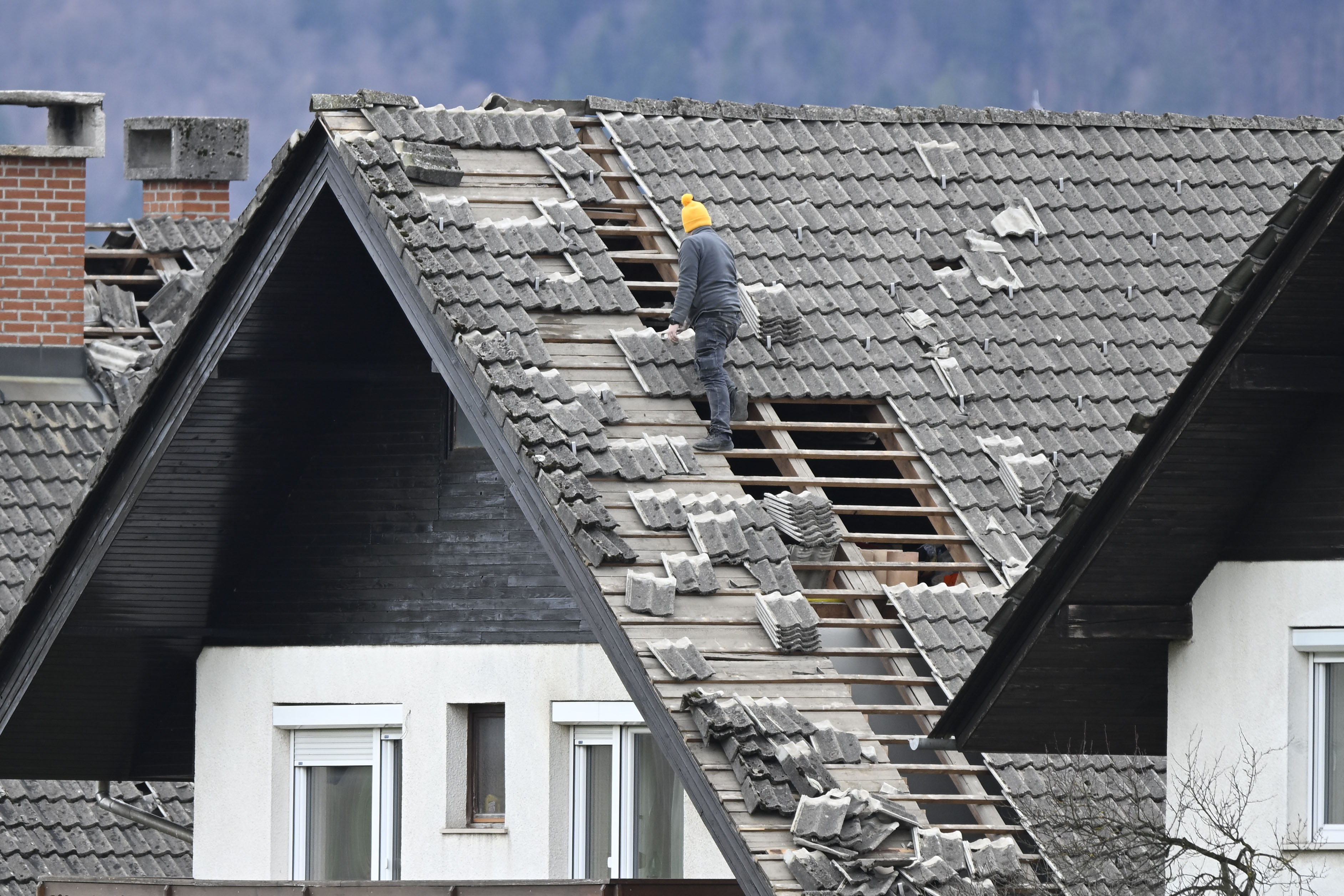 Posledice vetroloma v Radovljici 27. 3. 2026