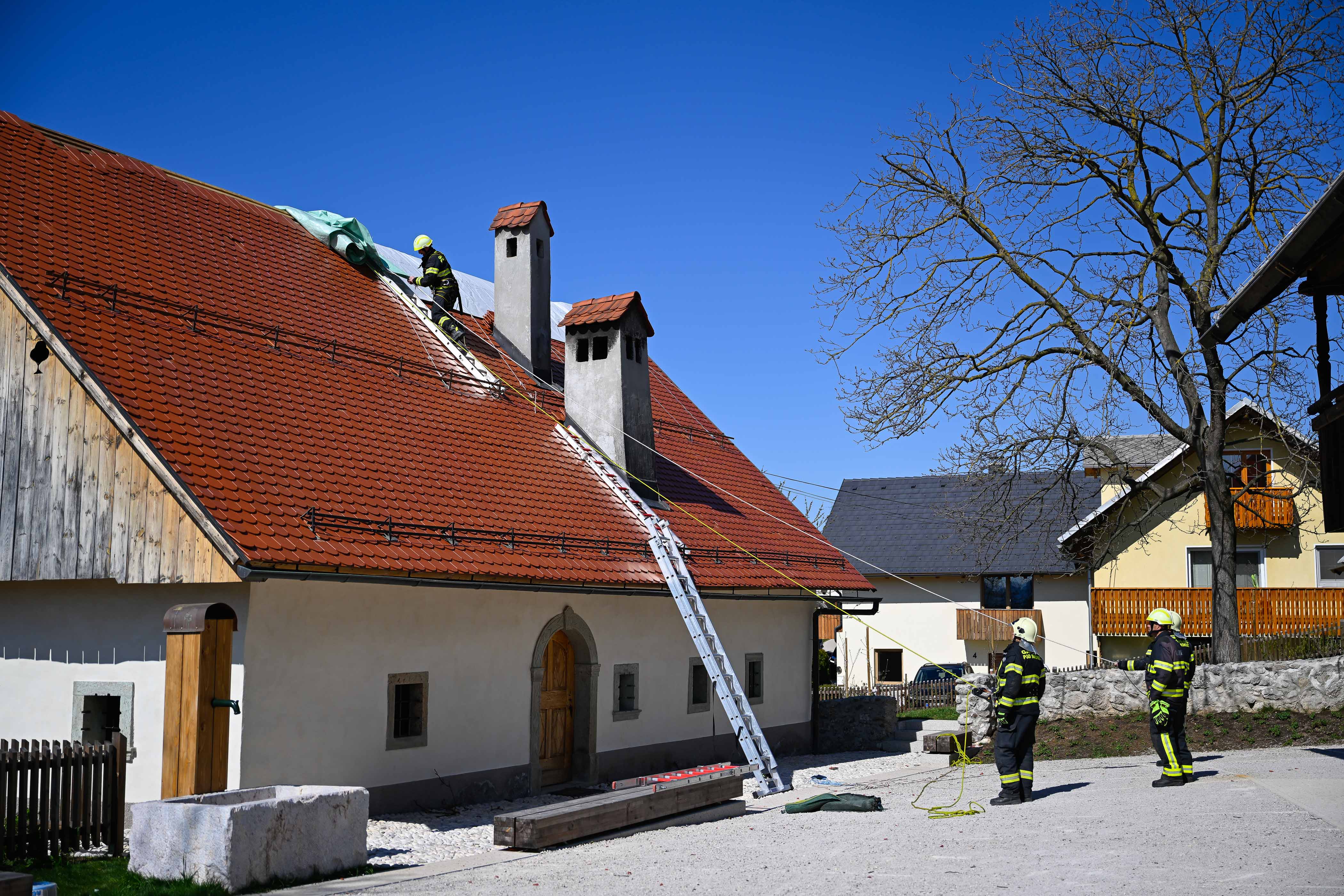 Škoda na rojstni hiši Franceta Prešerna v Vrbi na Gorenjskem