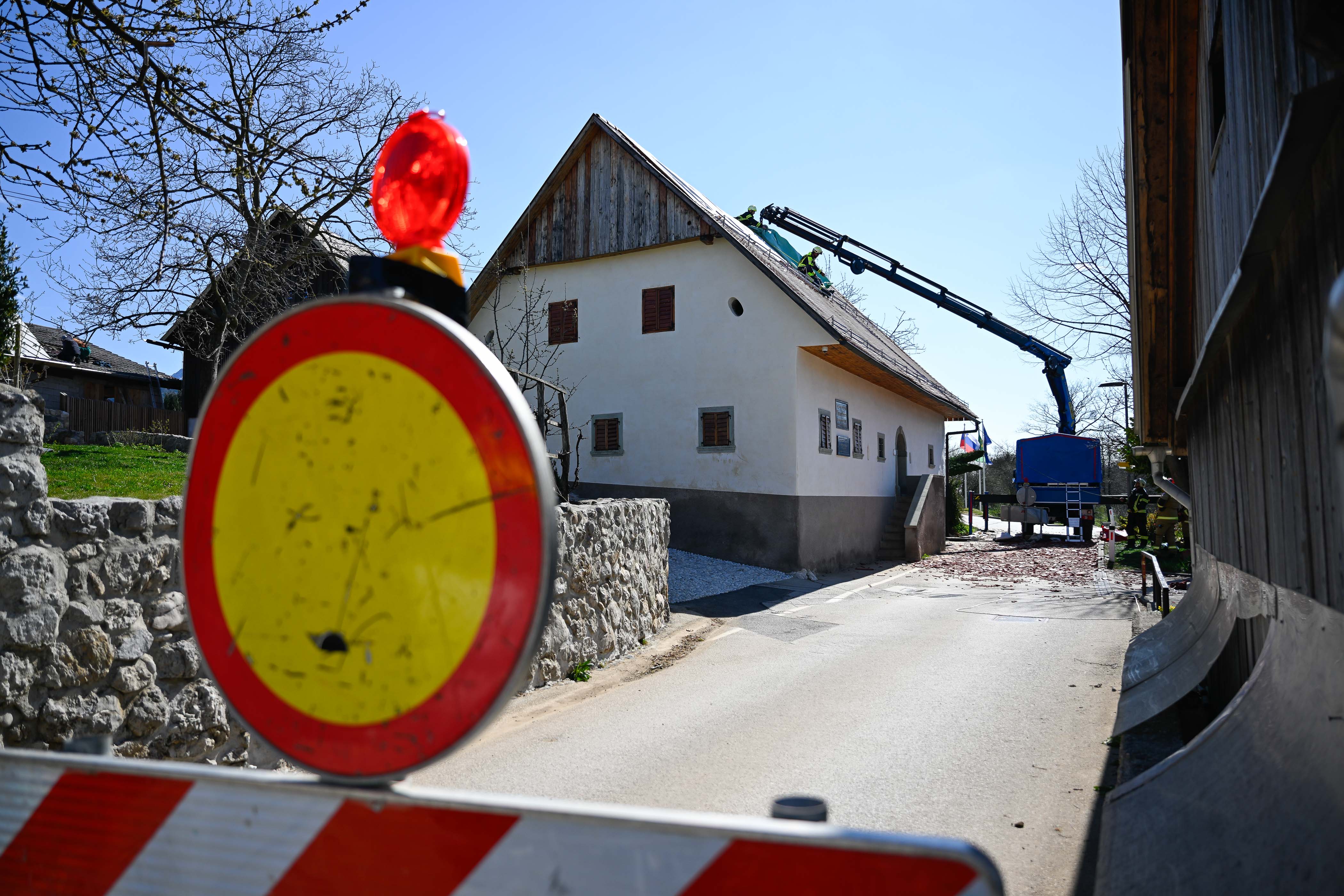 Škoda na rojstni hiši Franceta Prešerna v Vrbi na Gorenjskem
